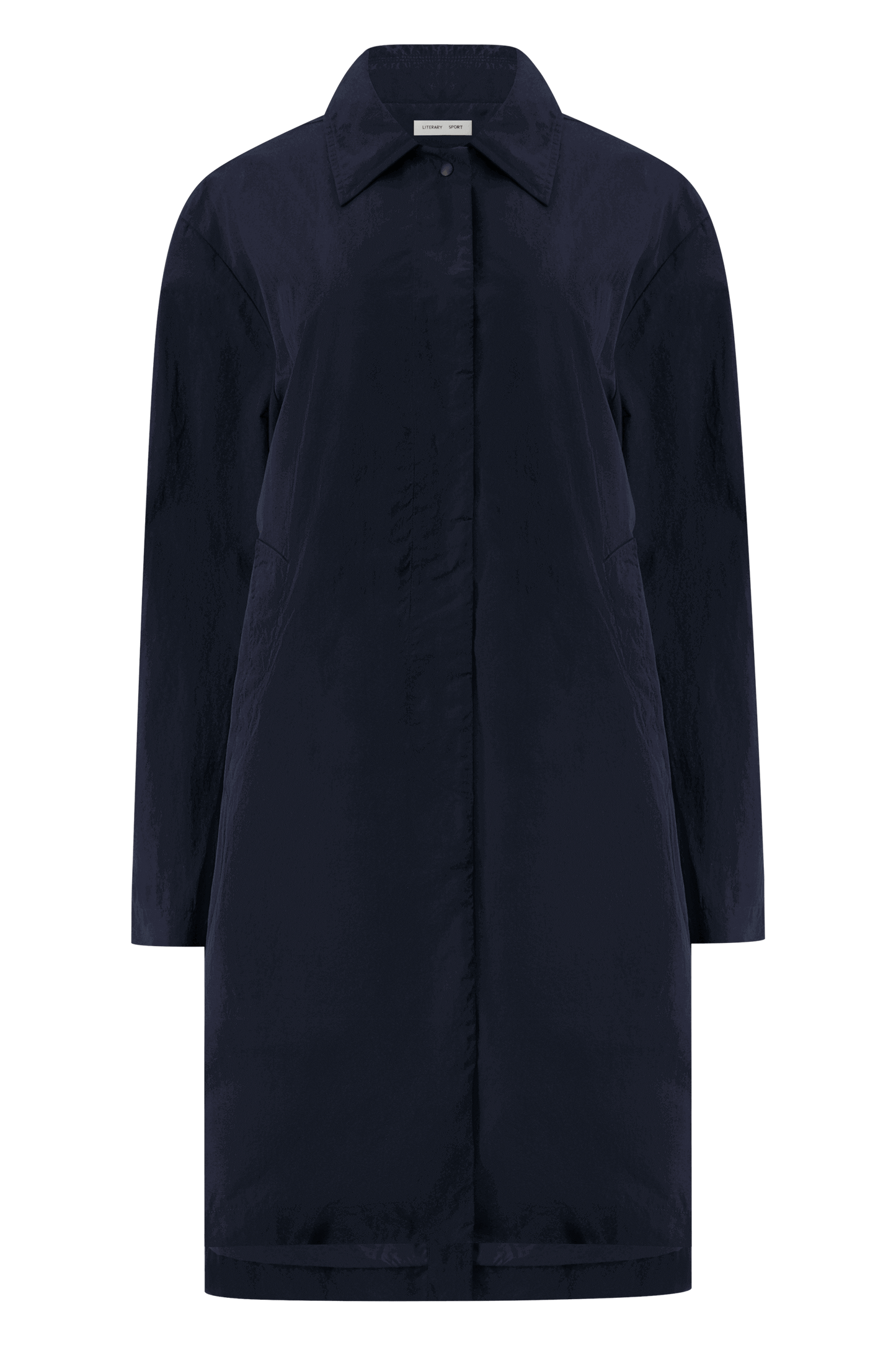 Literary Sport - Womens Iris Car Coat in Navy