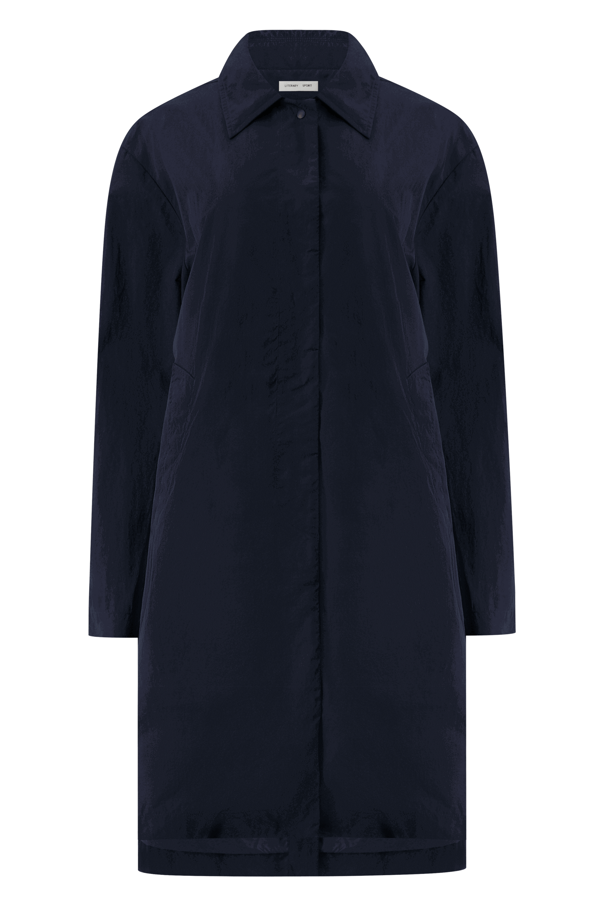 Literary Sport - Womens Iris Car Coat in Navy