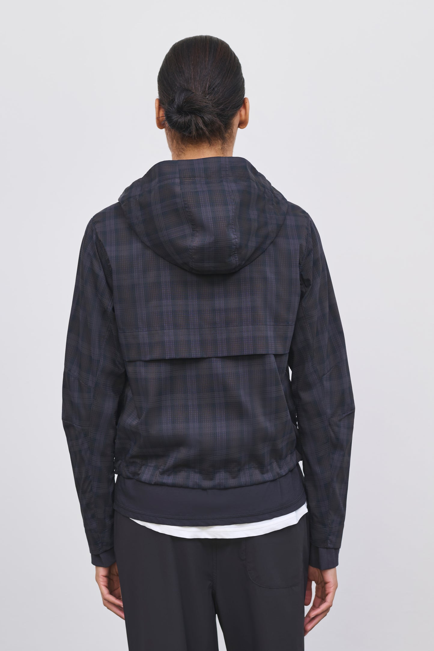 Literary Sport | Women's Running Jacket - Adrienne Jacket in Brown Blackwatch Tartan