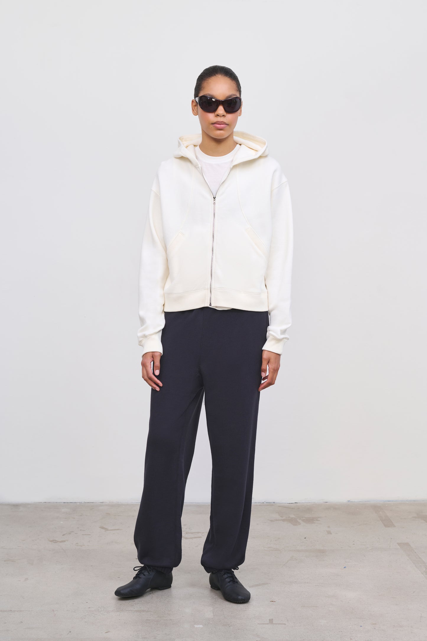 Literary Sport | Alice Womens Zip-Up Hoodie - Natural
