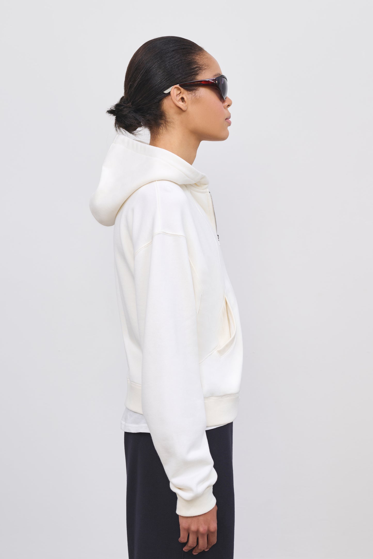 Literary Sport | Alice Womens Zip-Up Hoodie - Natural
