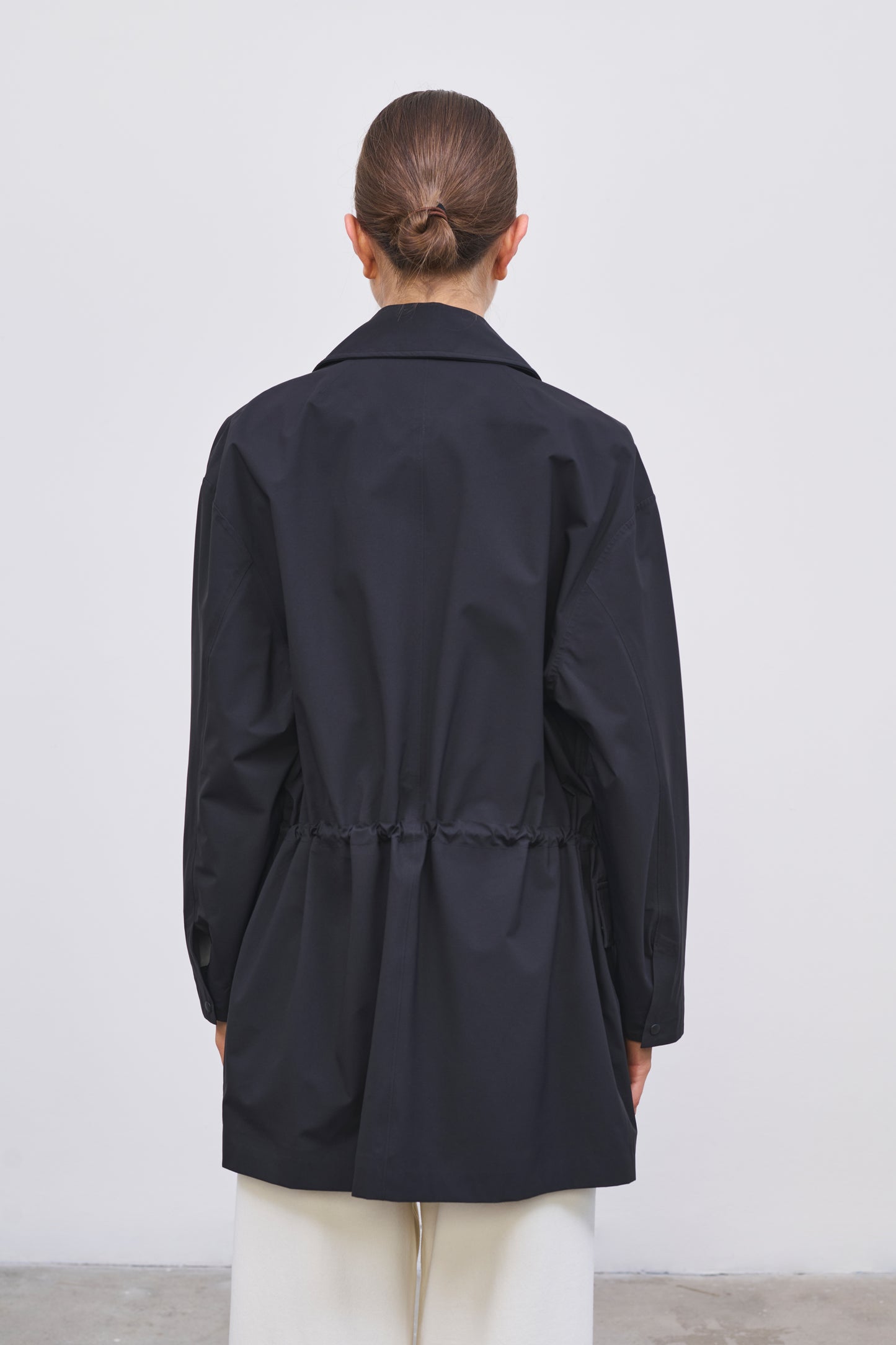 Literary Sport | Women's Black Barn Coat - Eleanor Barn Coat in Pertex