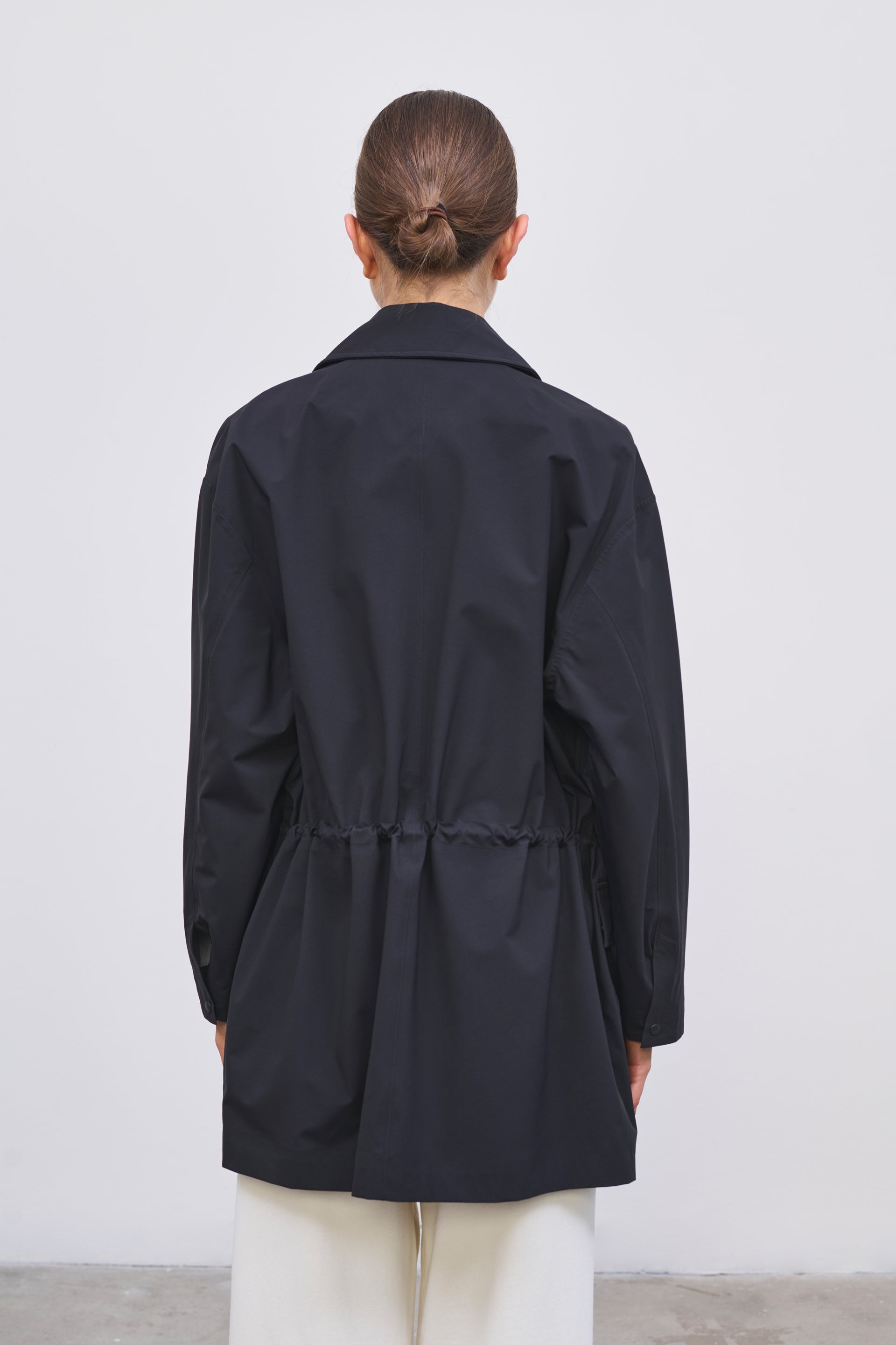Literary Sport | Women's Black Barn Coat - Eleanor Barn Coat in Pertex