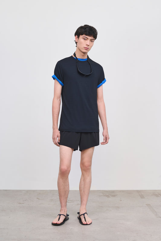 Literary Sport | Men's Running Short 5" with Liner - Morrison Short in Cordura in Black