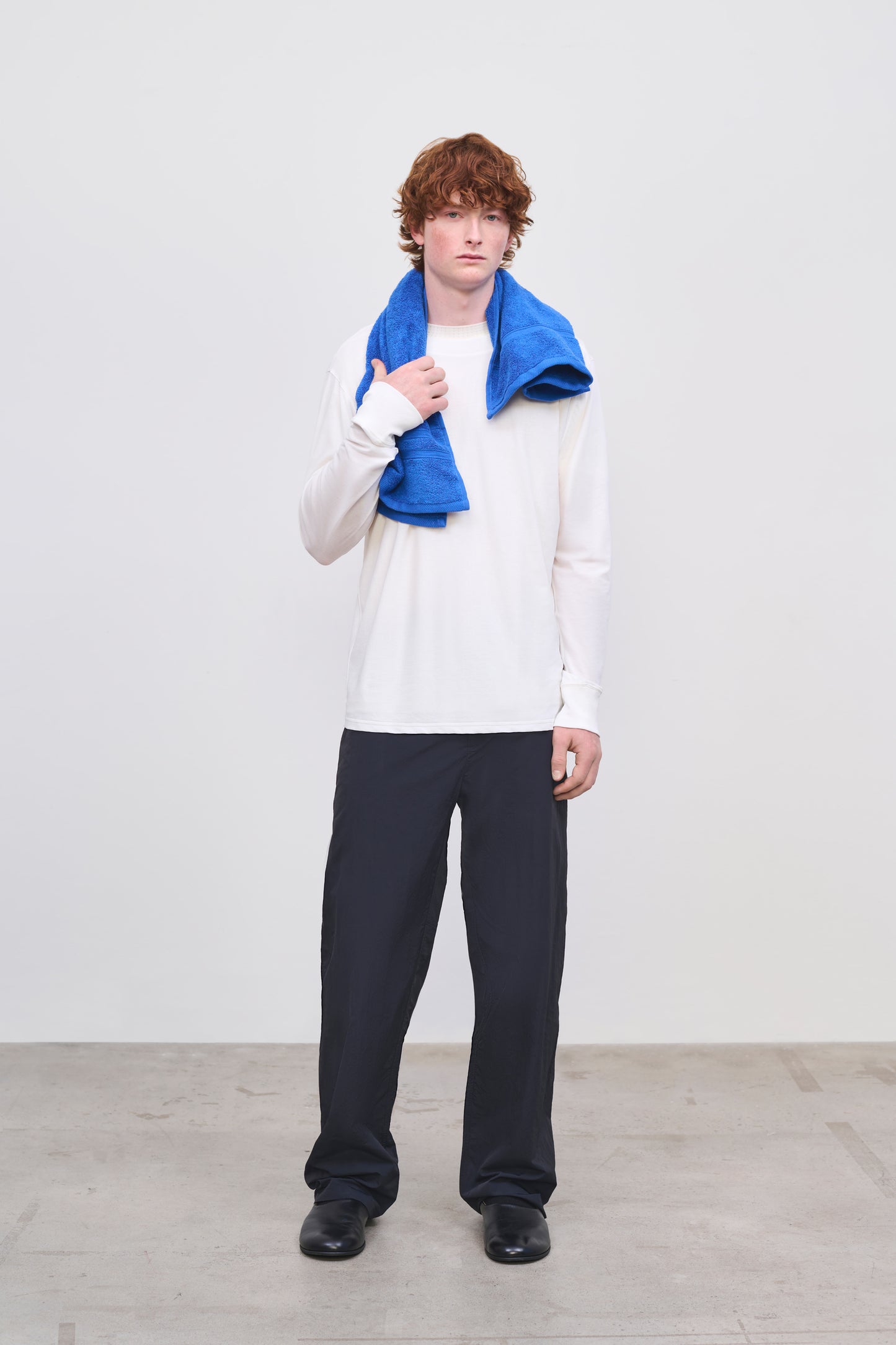 Literary Sport | Men's Oversized Long Sleeve T-Shirt - George Long Sleeve Shirt in White