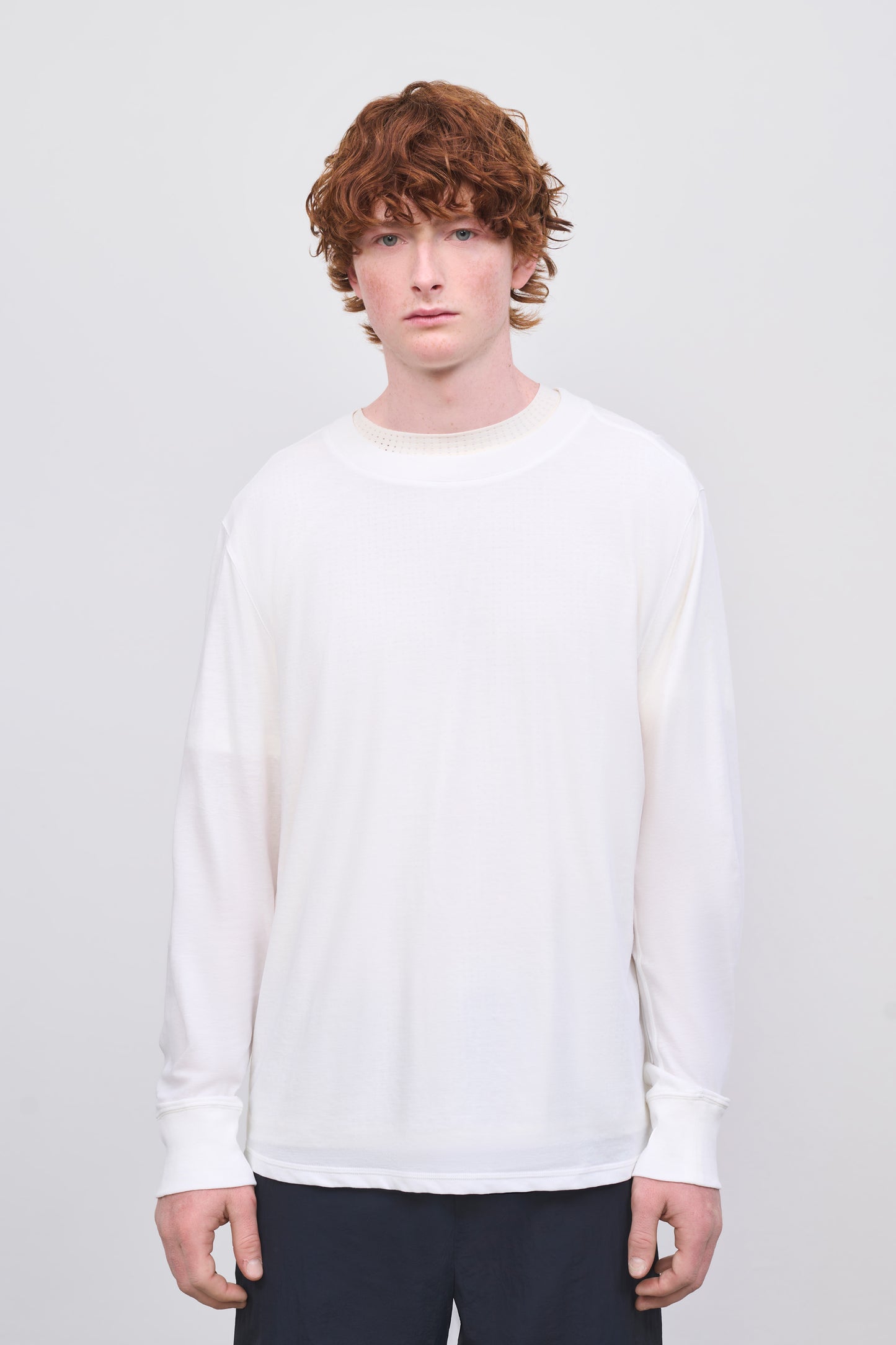 Literary Sport | Men's Oversized Long Sleeve T-Shirt - George Long Sleeve Shirt in White