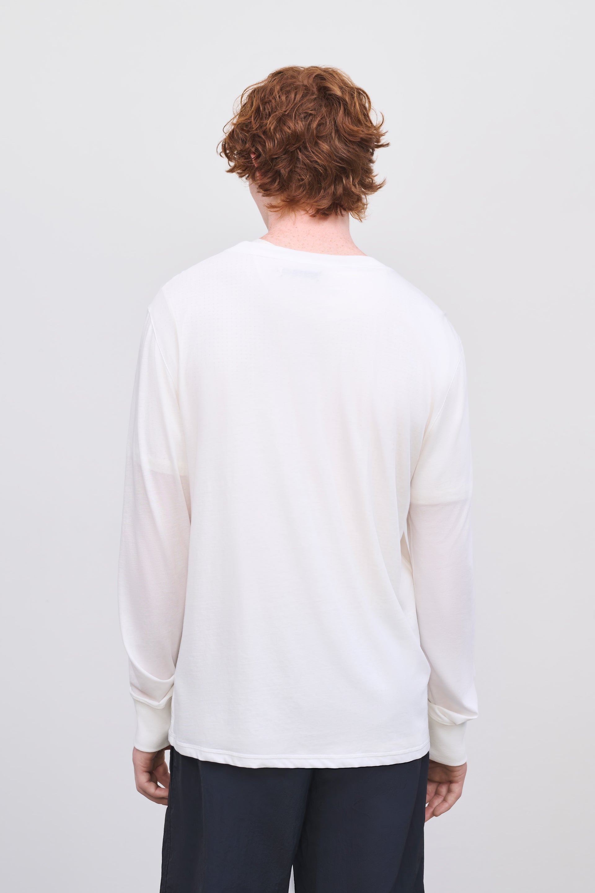 Literary Sport | Men's Oversized Long Sleeve T-Shirt - George Long Sleeve Shirt in White