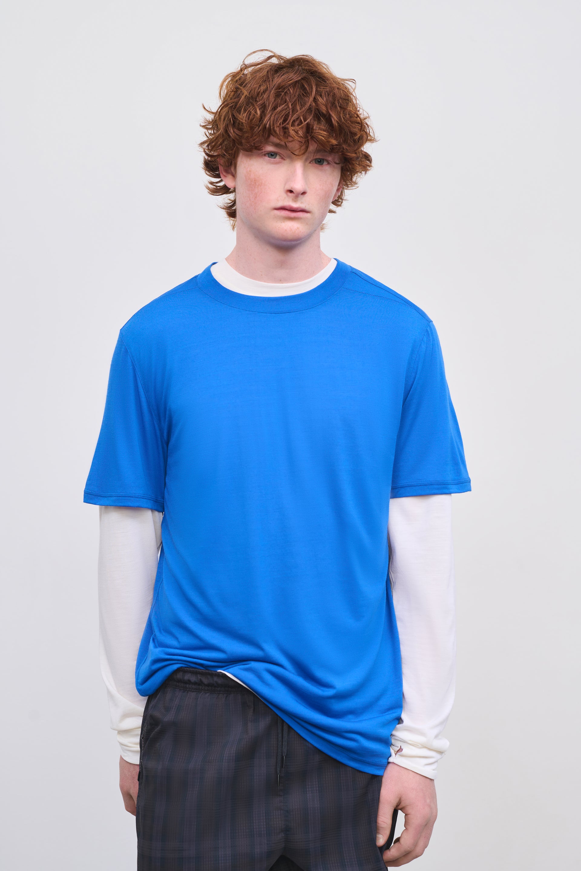 Literary Sport | James Mens Running T-Shirt - Lapis