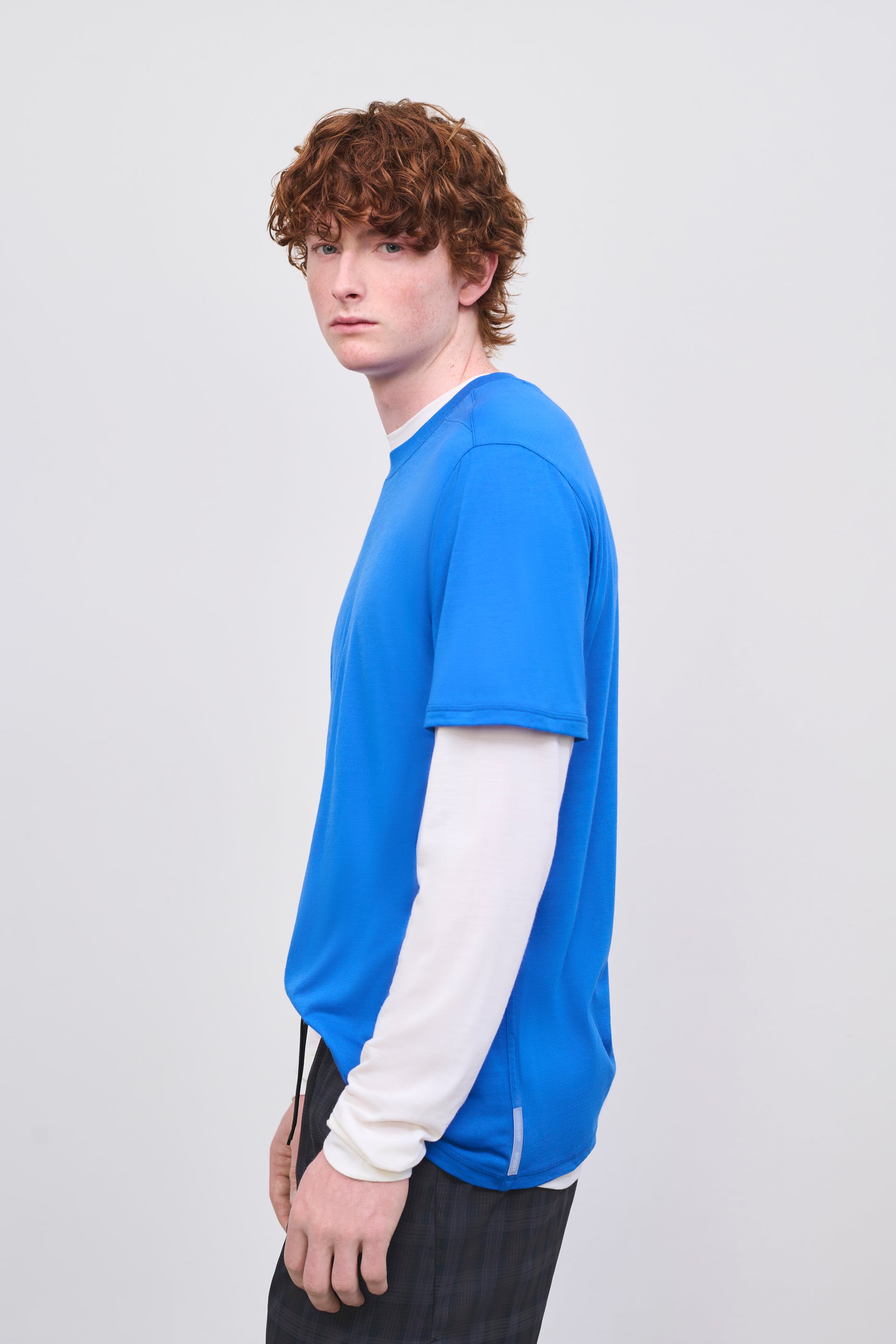 Literary Sport | James Mens Running T-Shirt - Lapis