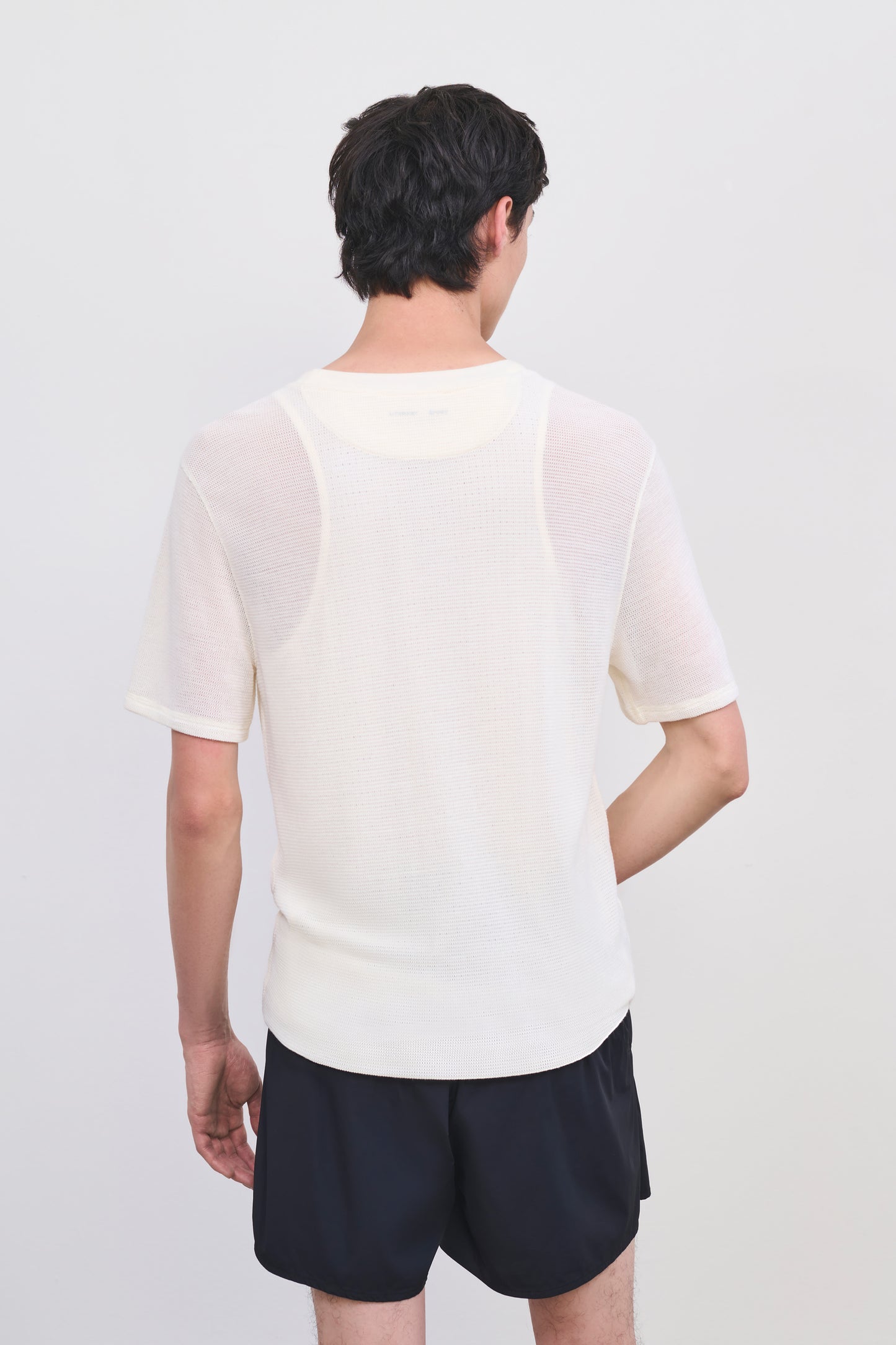 Literary Sport | Men's Running T-Shirt in Merino Mesh - James T-Shirt in Natural
