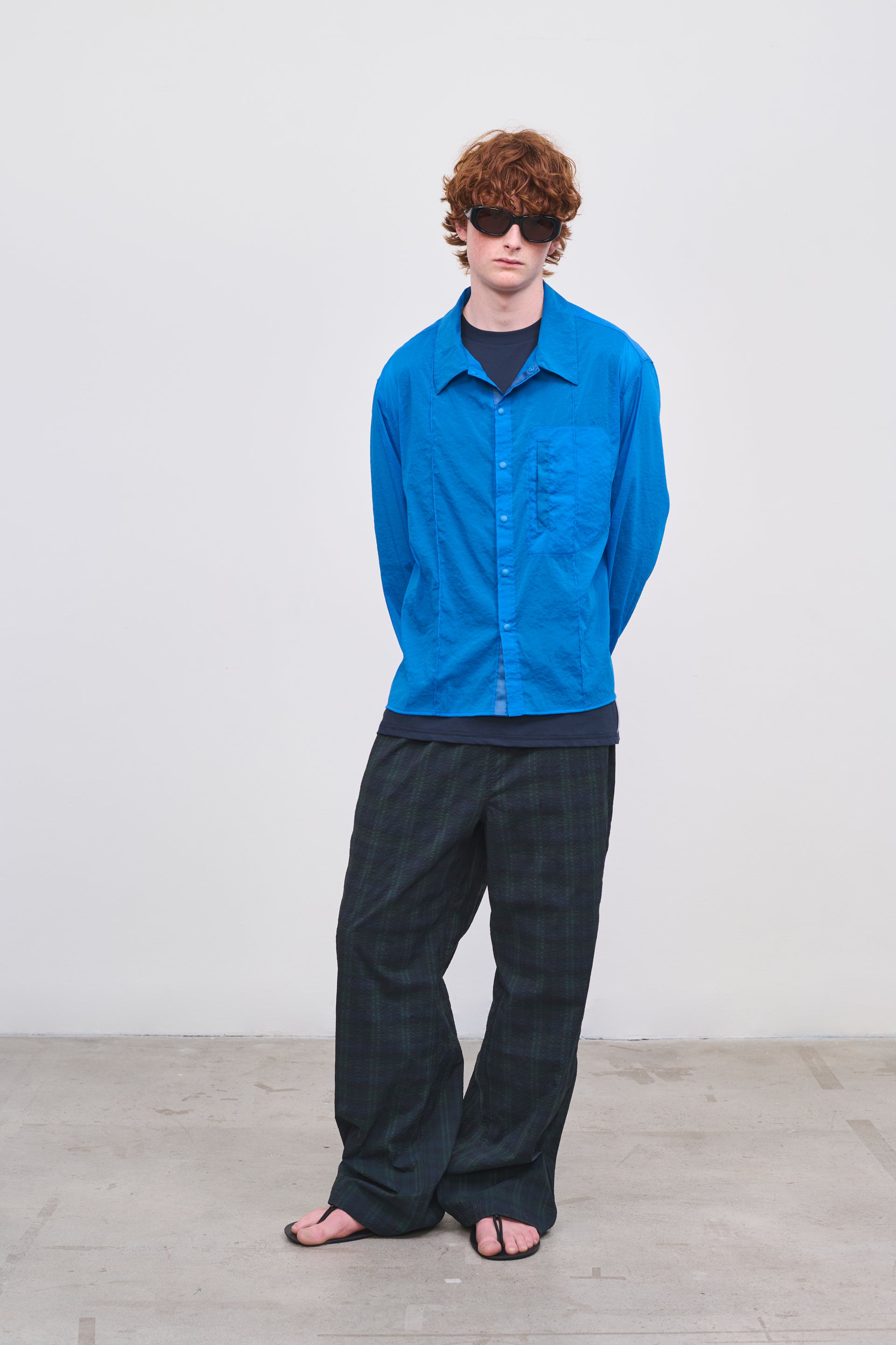 Literary Sport | Men's Button-Up Shirt - Lawrence Shirt in Lapis