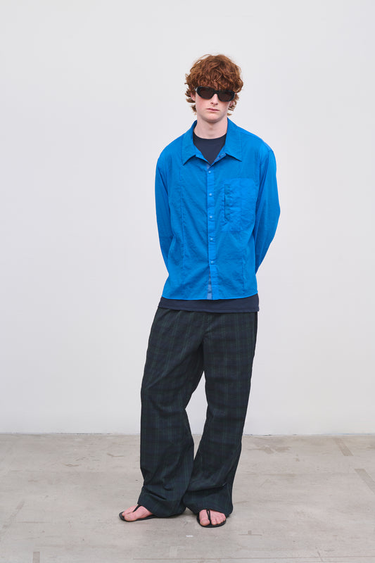 Literary Sport | Men's Button-Up Shirt - Lawrence Shirt in Lapis