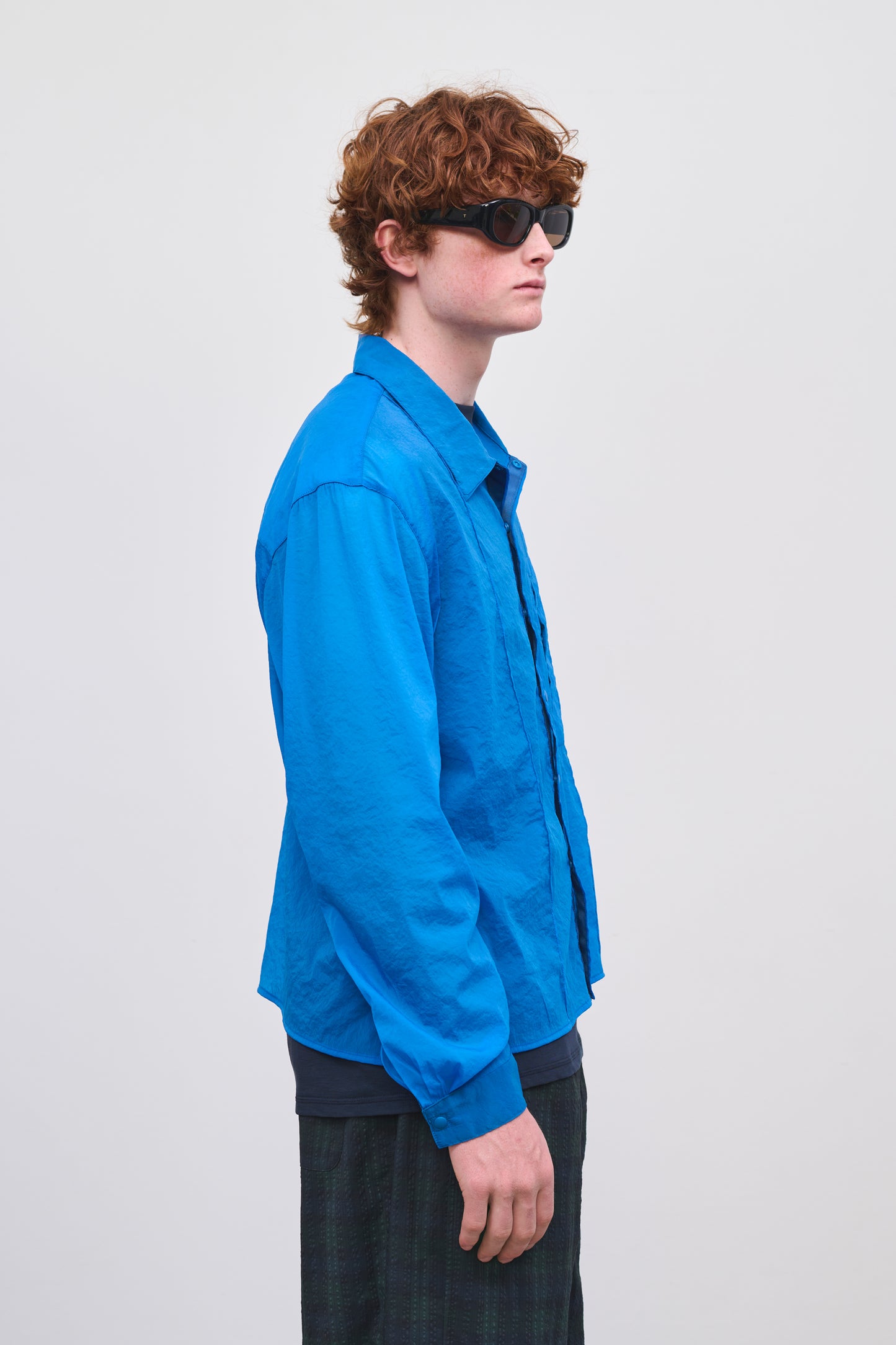 Literary Sport | Men's Button-Up Shirt - Lawrence Shirt in Lapis