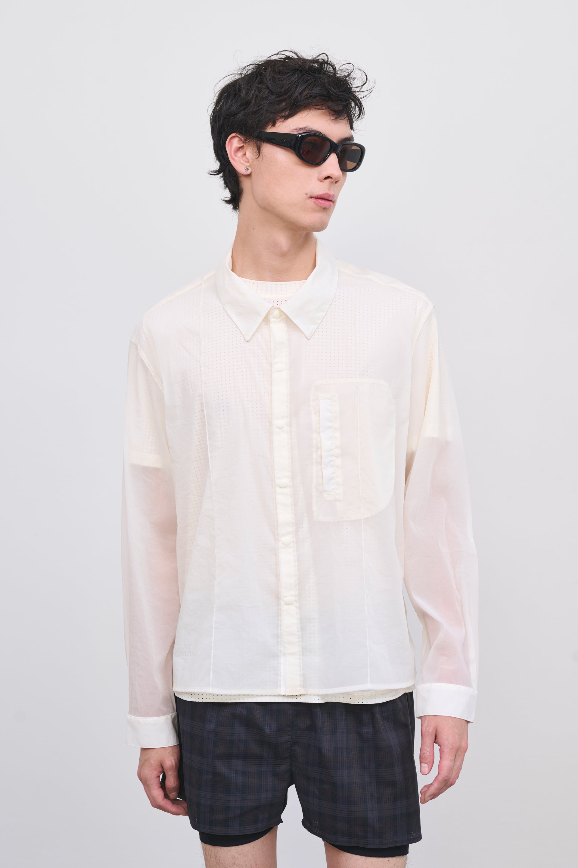 Literary Sport | Men's Button-Up Shirt - Lawrence Shirt in White