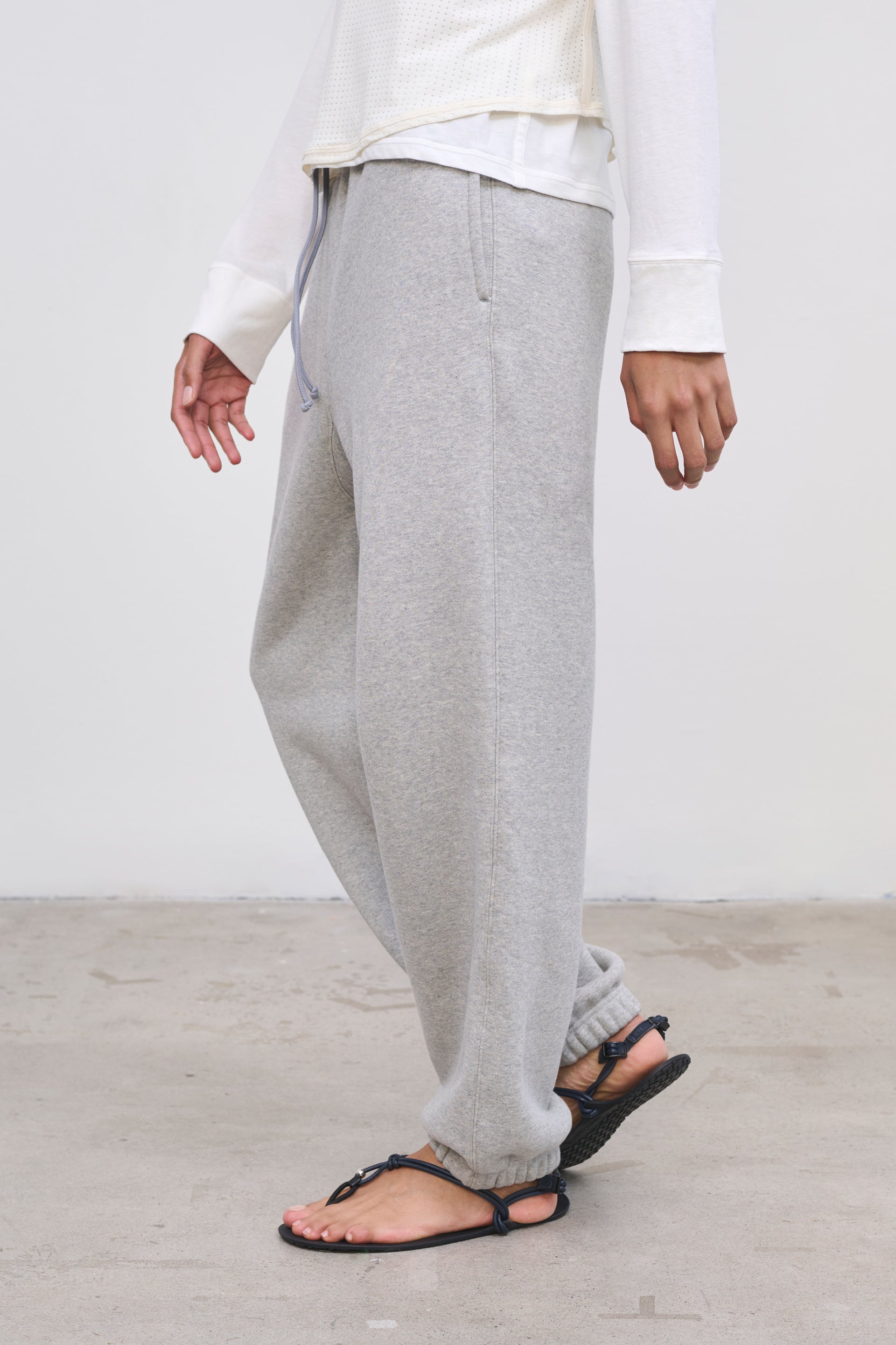 Literary Sport - Womens Keri Sweatpant - Heather Grey