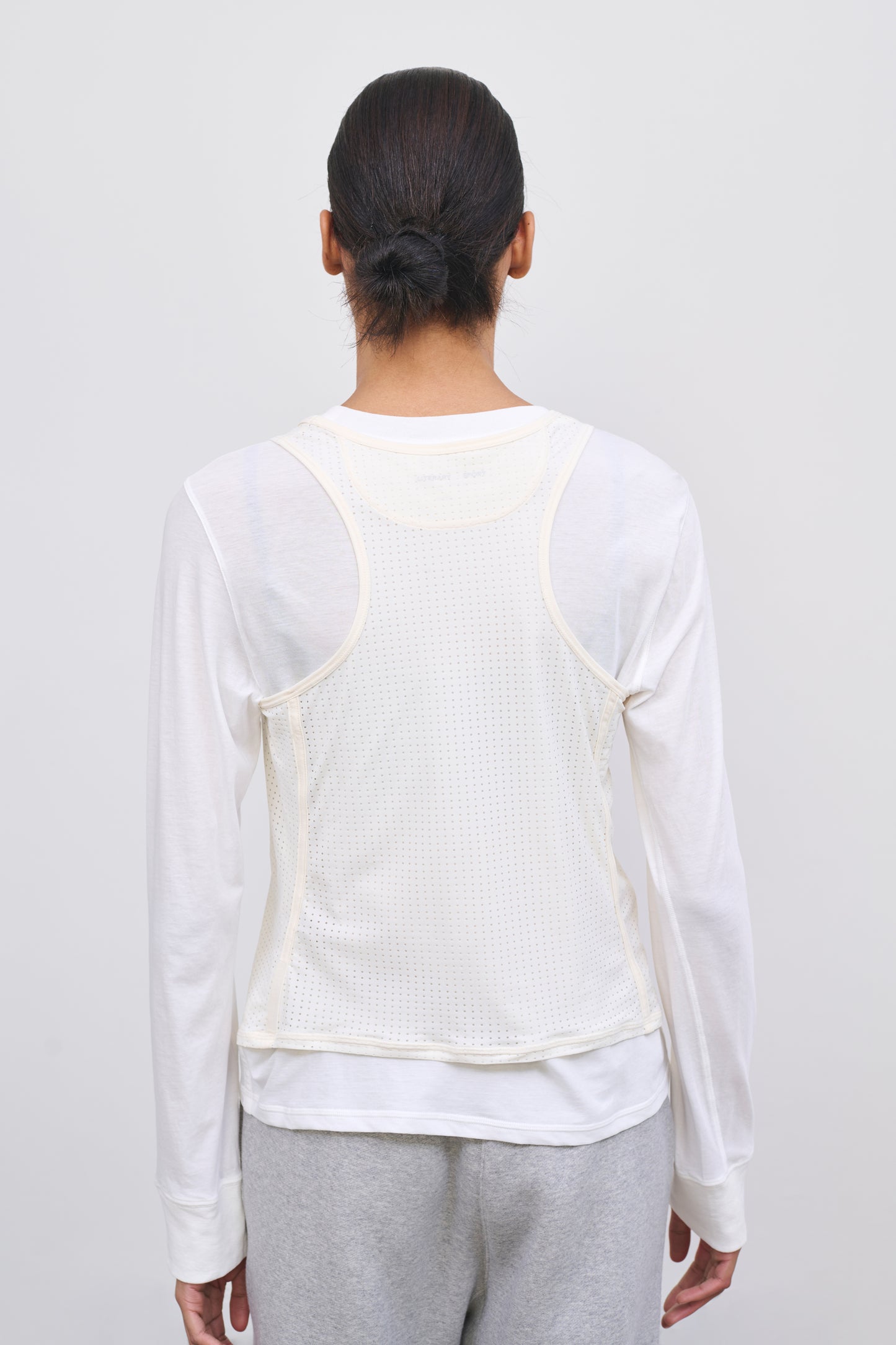 Literary Sport | Women's Oversized Long Sleeve T-Shirt - Butler Long Sleeve Shirt in White