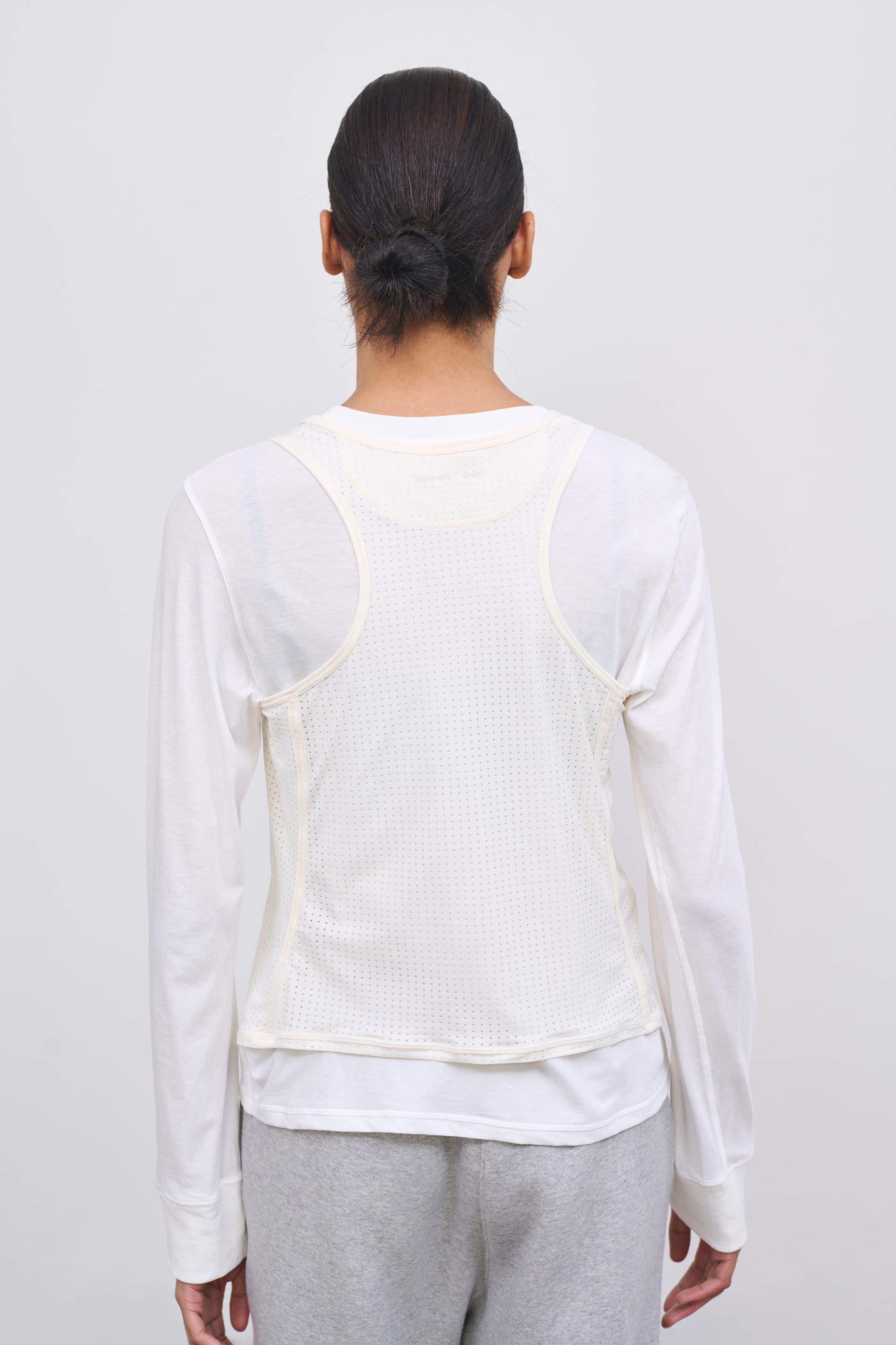 Literary Sport | Women's Oversized Long Sleeve T-Shirt - Butler Long Sleeve Shirt in White