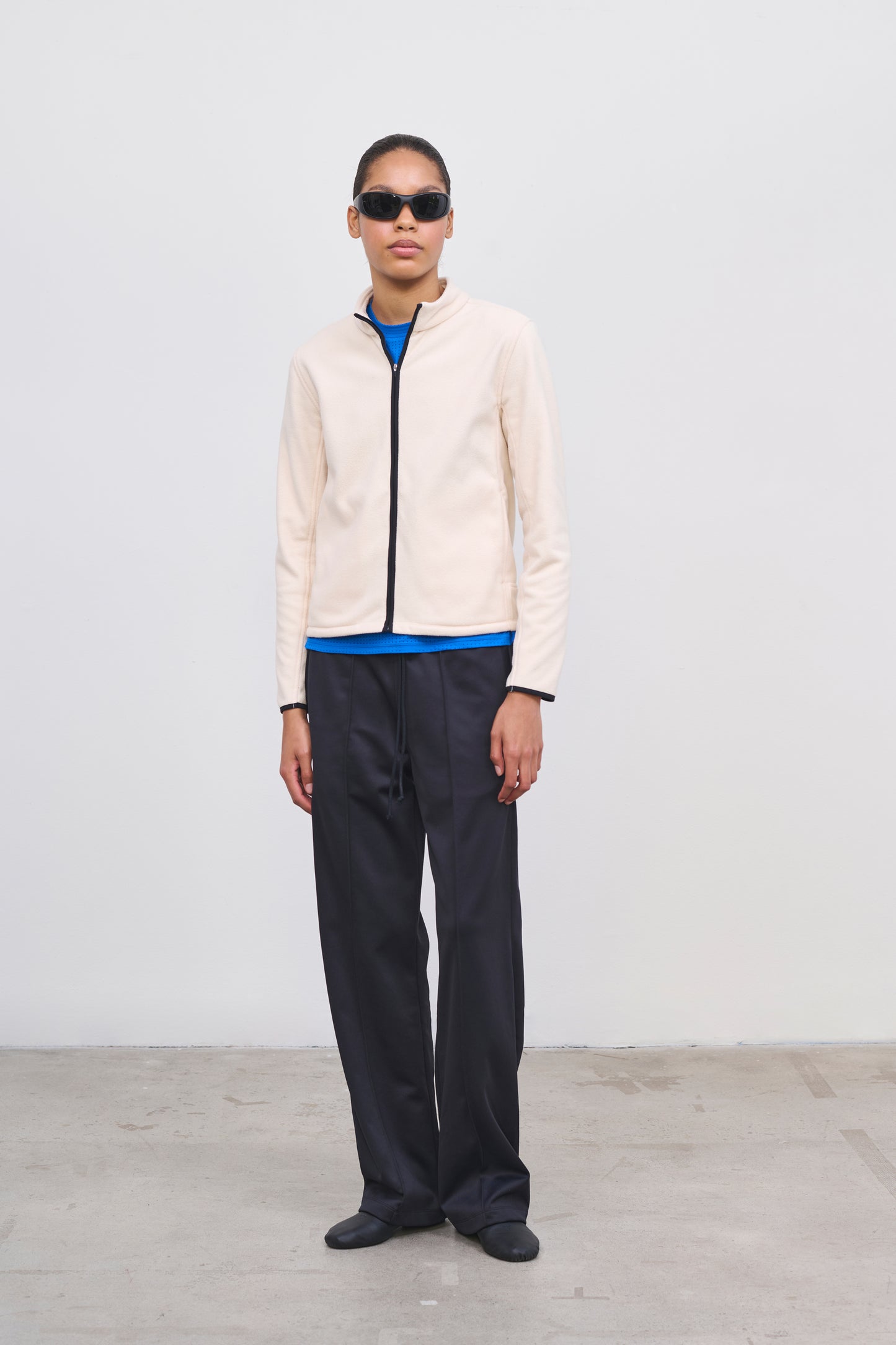 Literary Sport - Women's Polar Fleece Running Full-Zip - Lucille Fleece in Natural