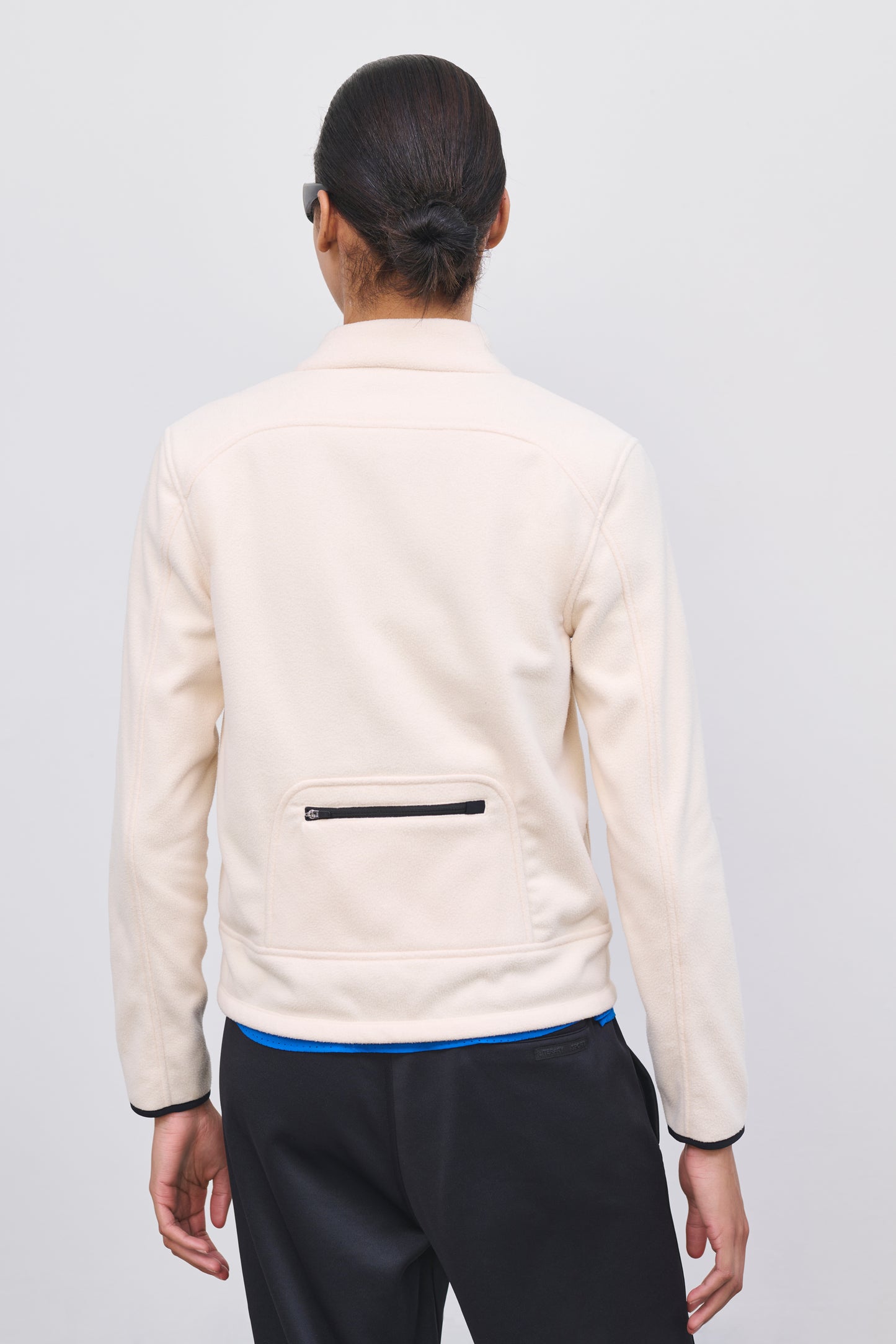 Literary Sport - Women's Polar Fleece Running Full-Zip - Lucille Fleece in Natural
