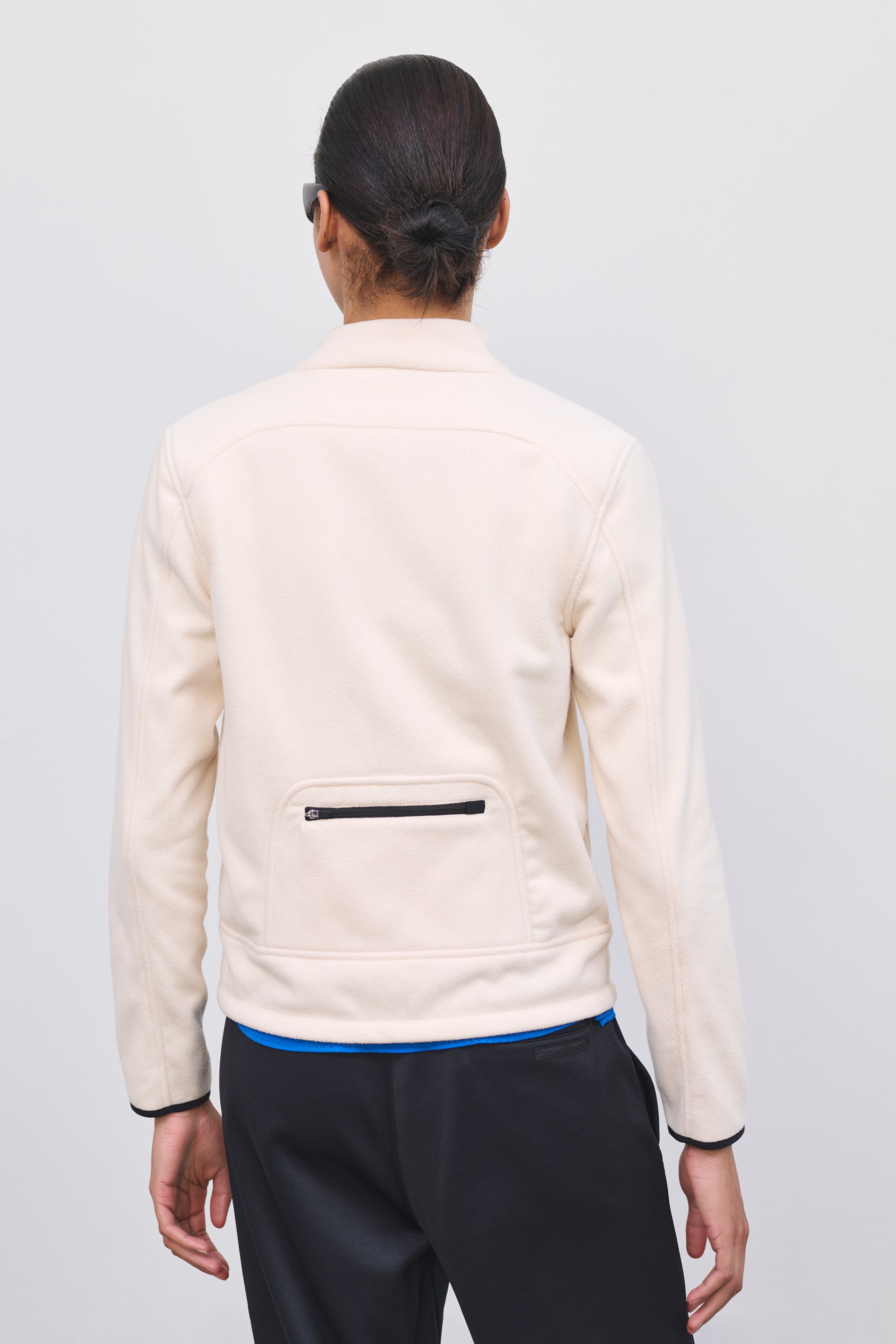 Literary Sport - Women's Polar Fleece Running Full-Zip - Lucille Fleece in Natural