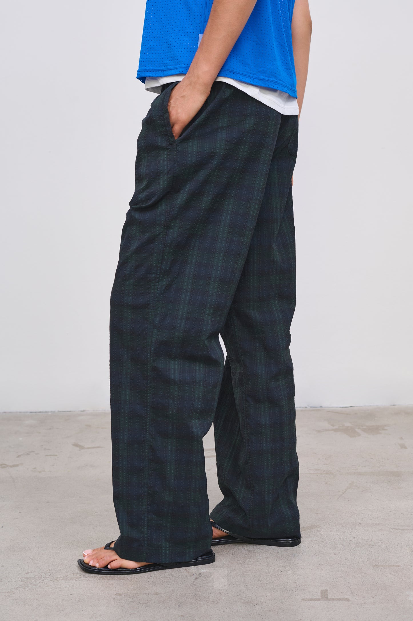 Literary Sport | Women's Full-Length Performance Pant - May Pant in Green Blackwatch Tartan