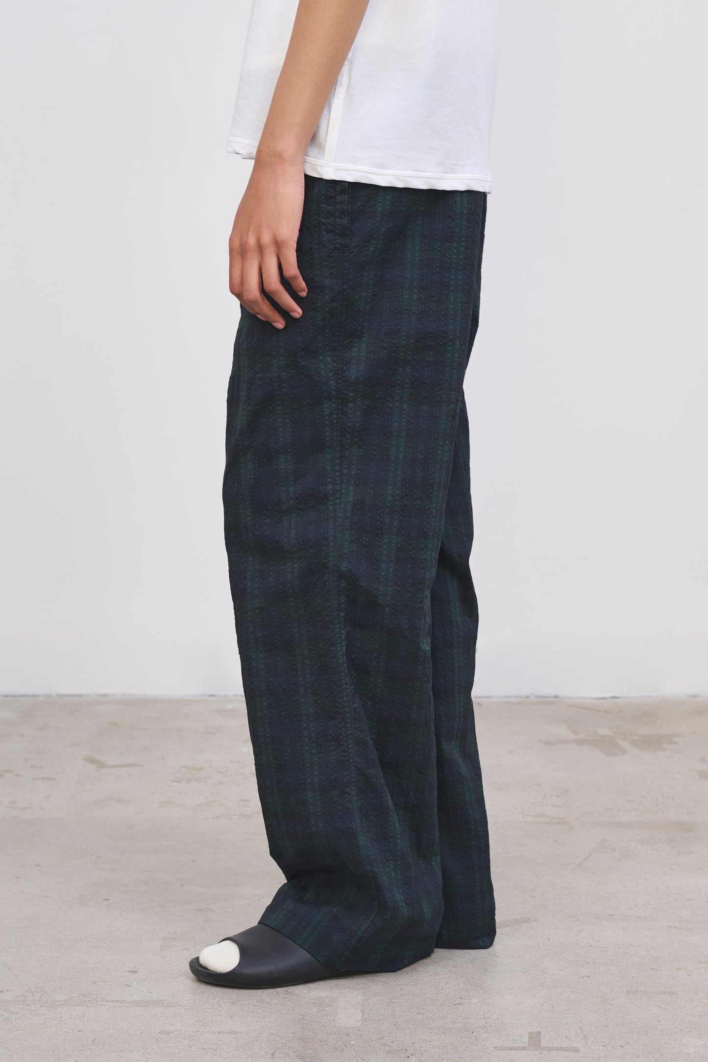 Literary Sport | Women's Full-Length Performance Pant - May Pant in Green Blackwatch Tartan
