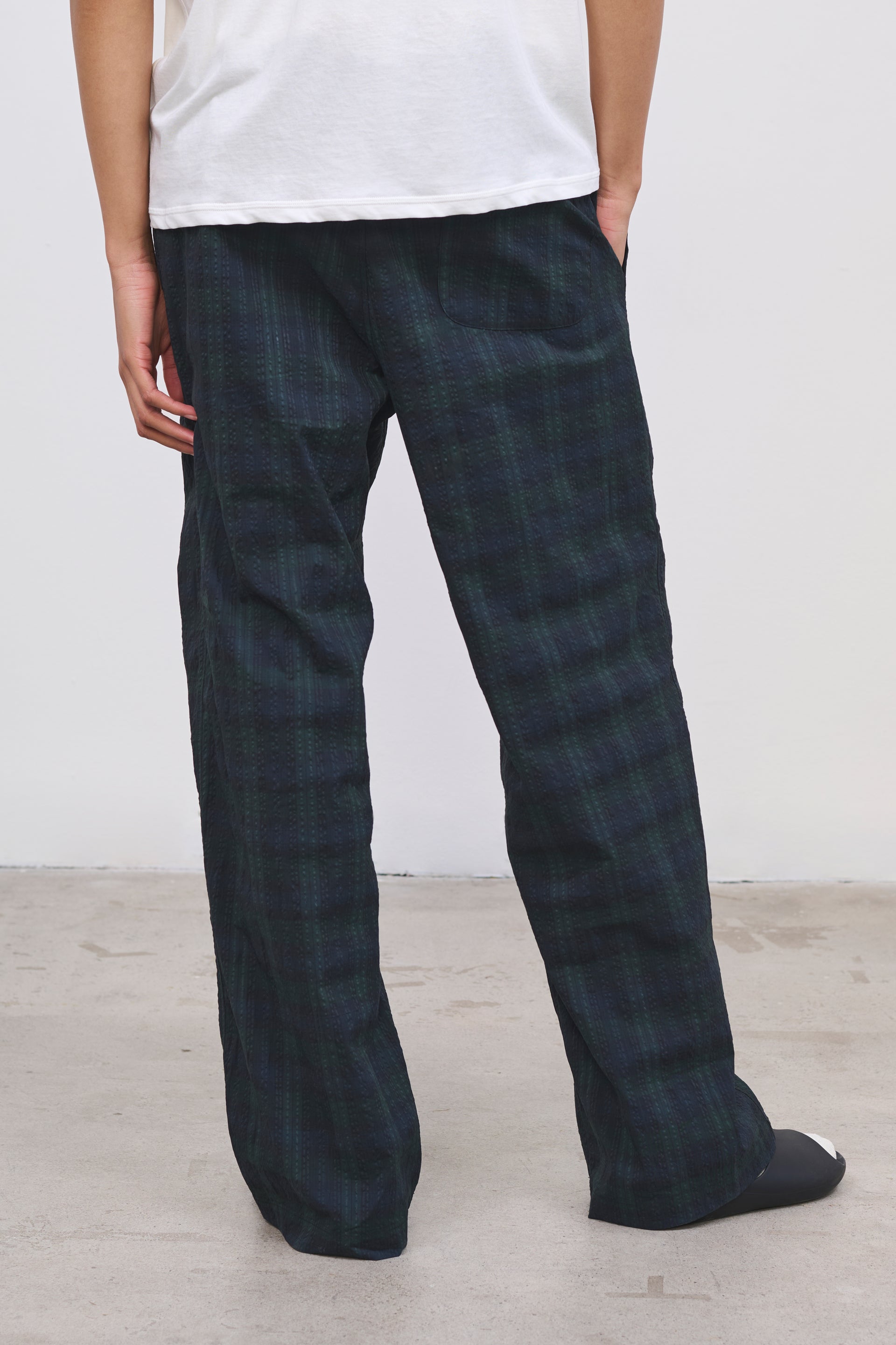 Literary Sport | Women's Full-Length Performance Pant - May Pant in Green Blackwatch Tartan