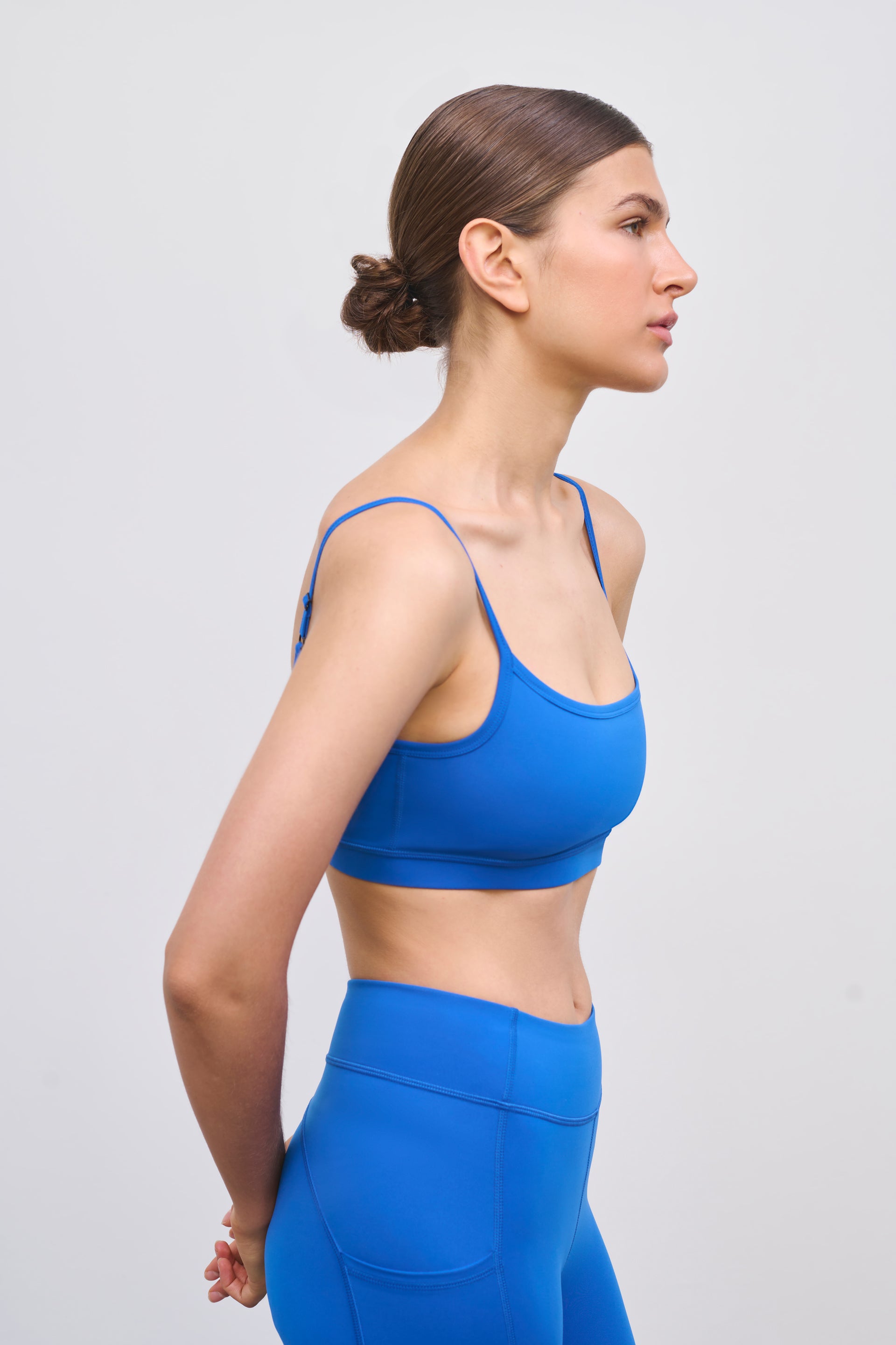 Literary Sport | Nora Womens Low Impact Sports Bra - Lapis