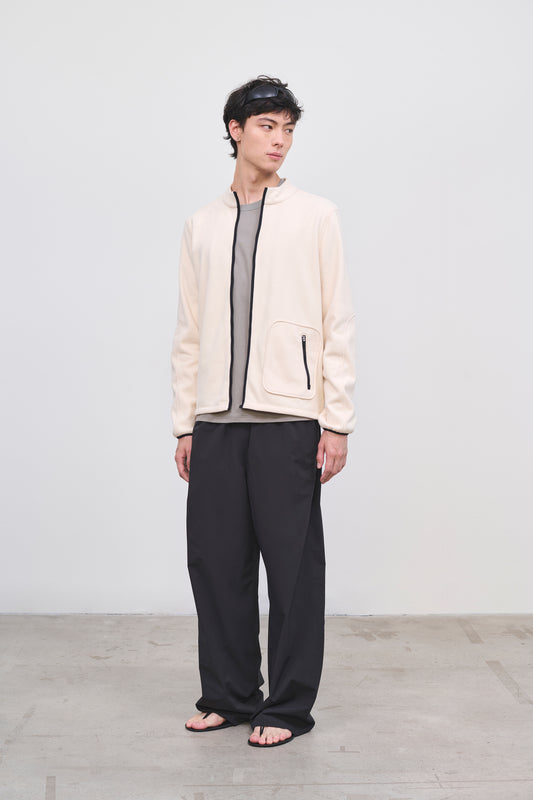 Literary Sport | Men's Polar Fleece Full-Zip Jacket - Watts Fleece in Natural