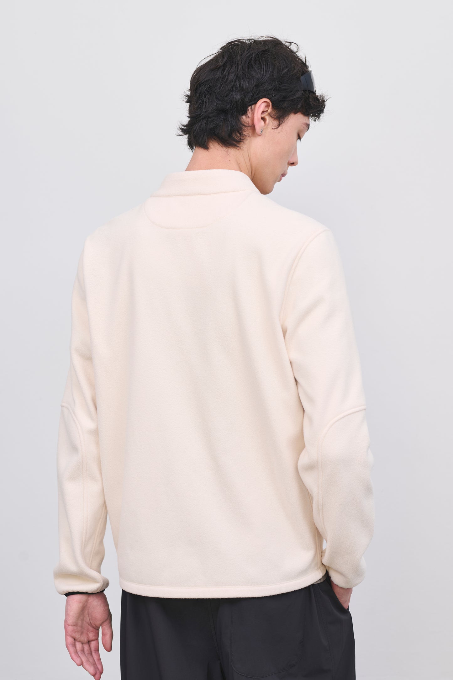 Literary Sport | Men's Polar Fleece Full-Zip Jacket - Watts Fleece in Natural