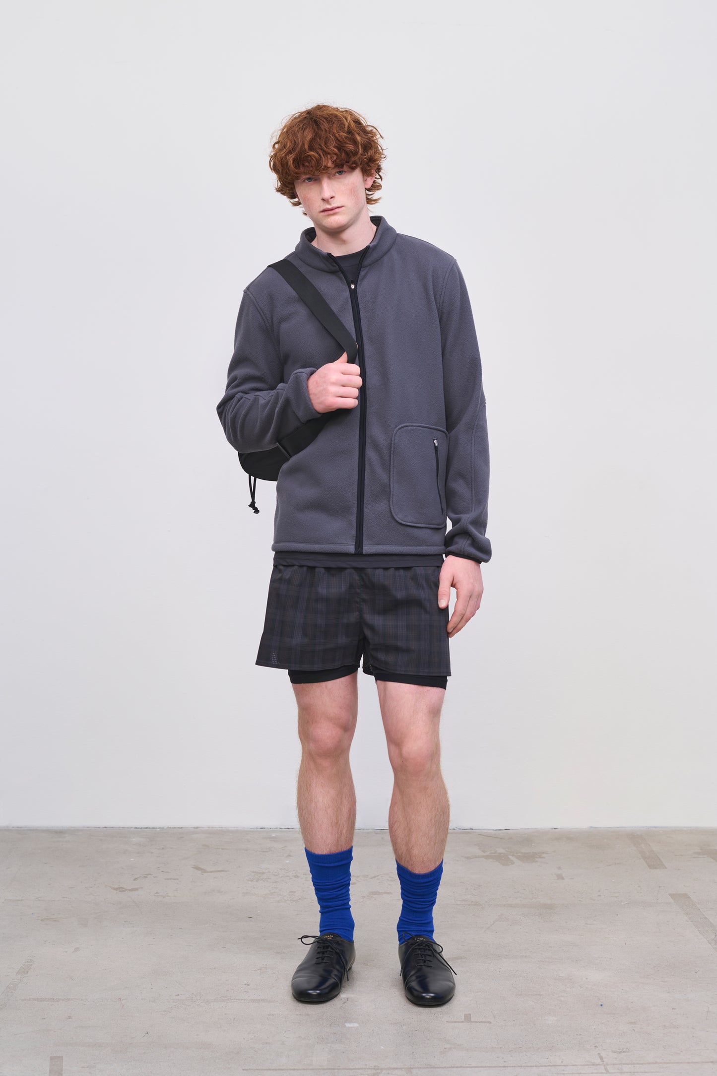 Literary Sport | Men's Polar Fleece Full-Zip Jacket - Watts Fleece in Stone