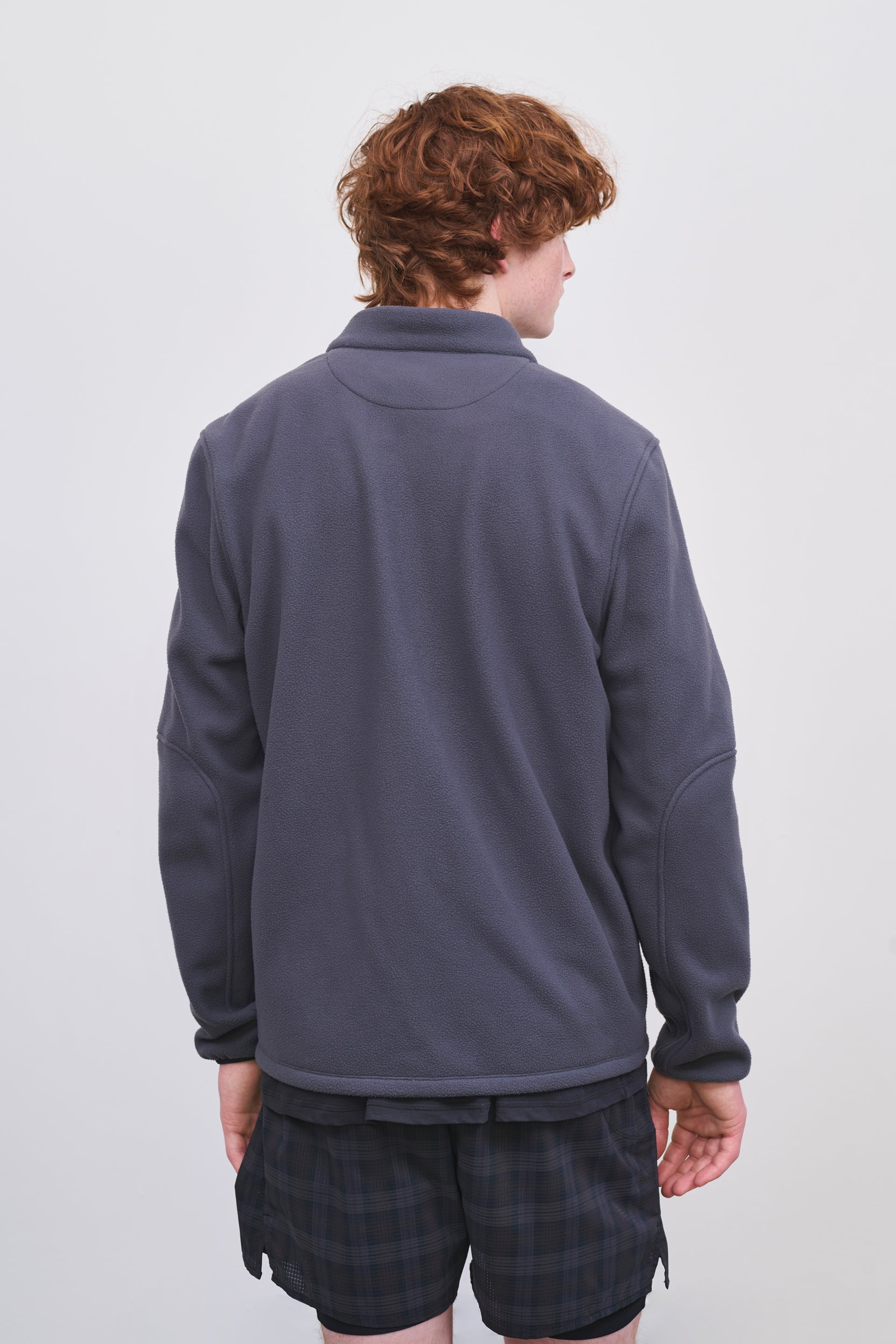 Literary Sport | Men's Polar Fleece Full-Zip Jacket - Watts Fleece in Stone