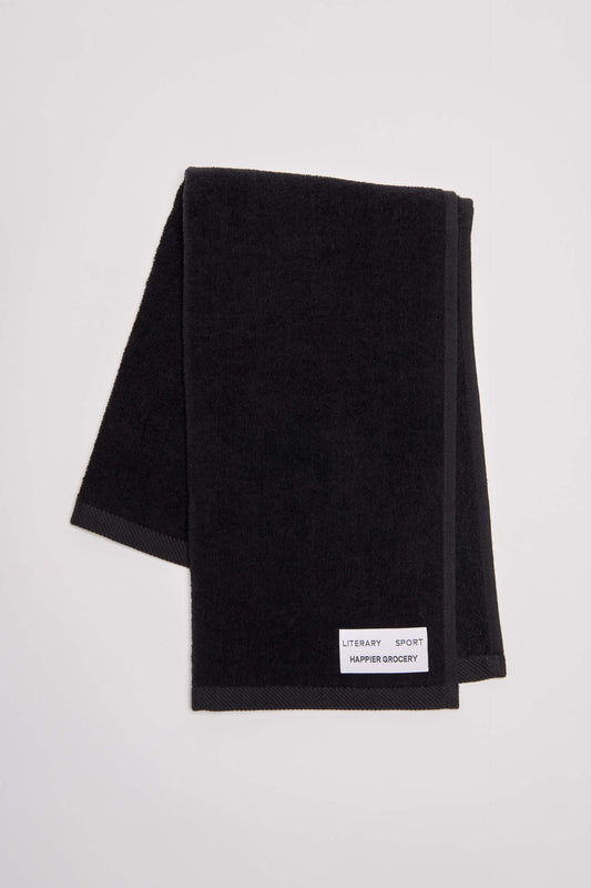 Literary Sport | Literary Sport x Happier Grocery Run Towel - Black