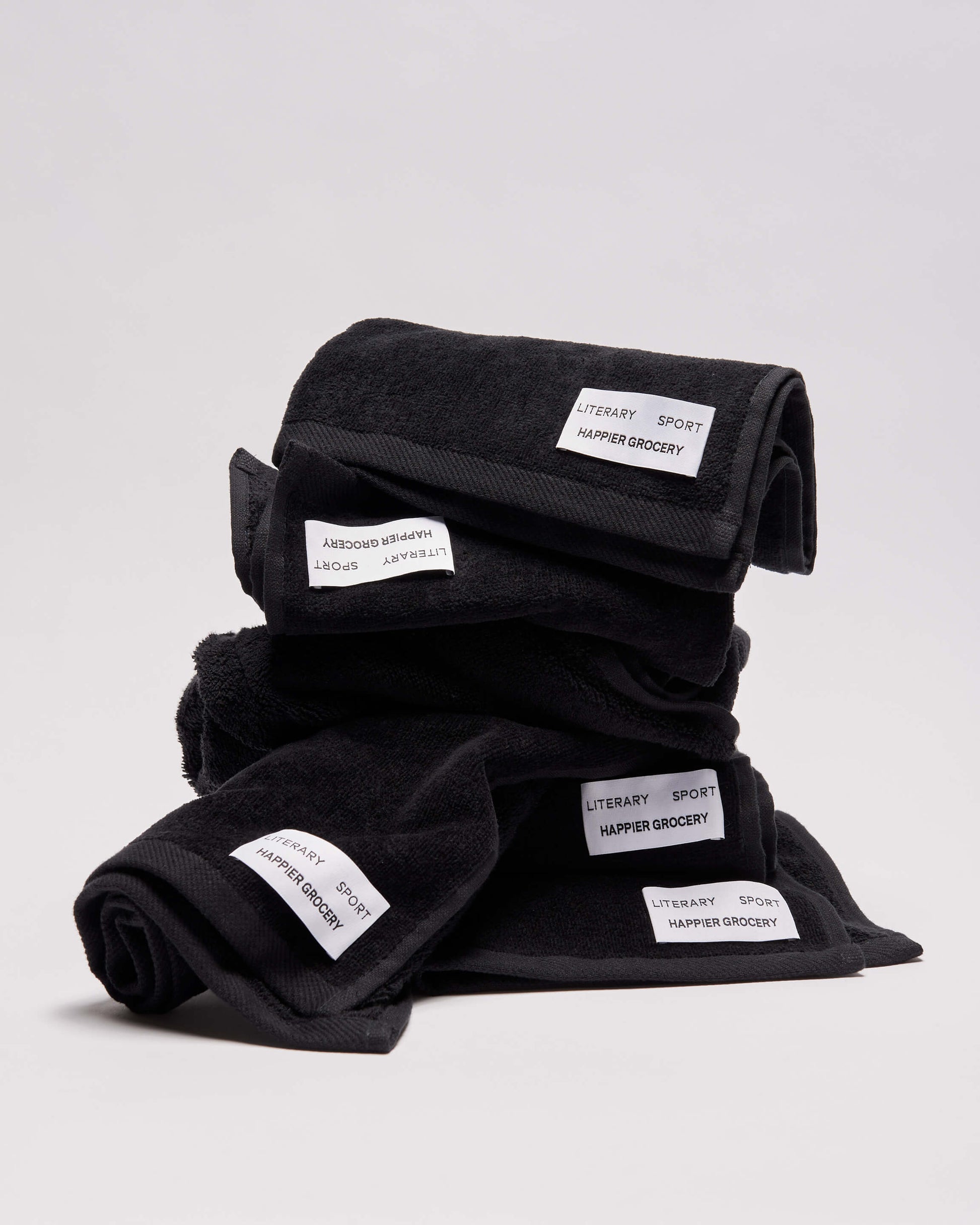 Literary Sport | Literary Sport x Happier Grocery Run Towel - Black
