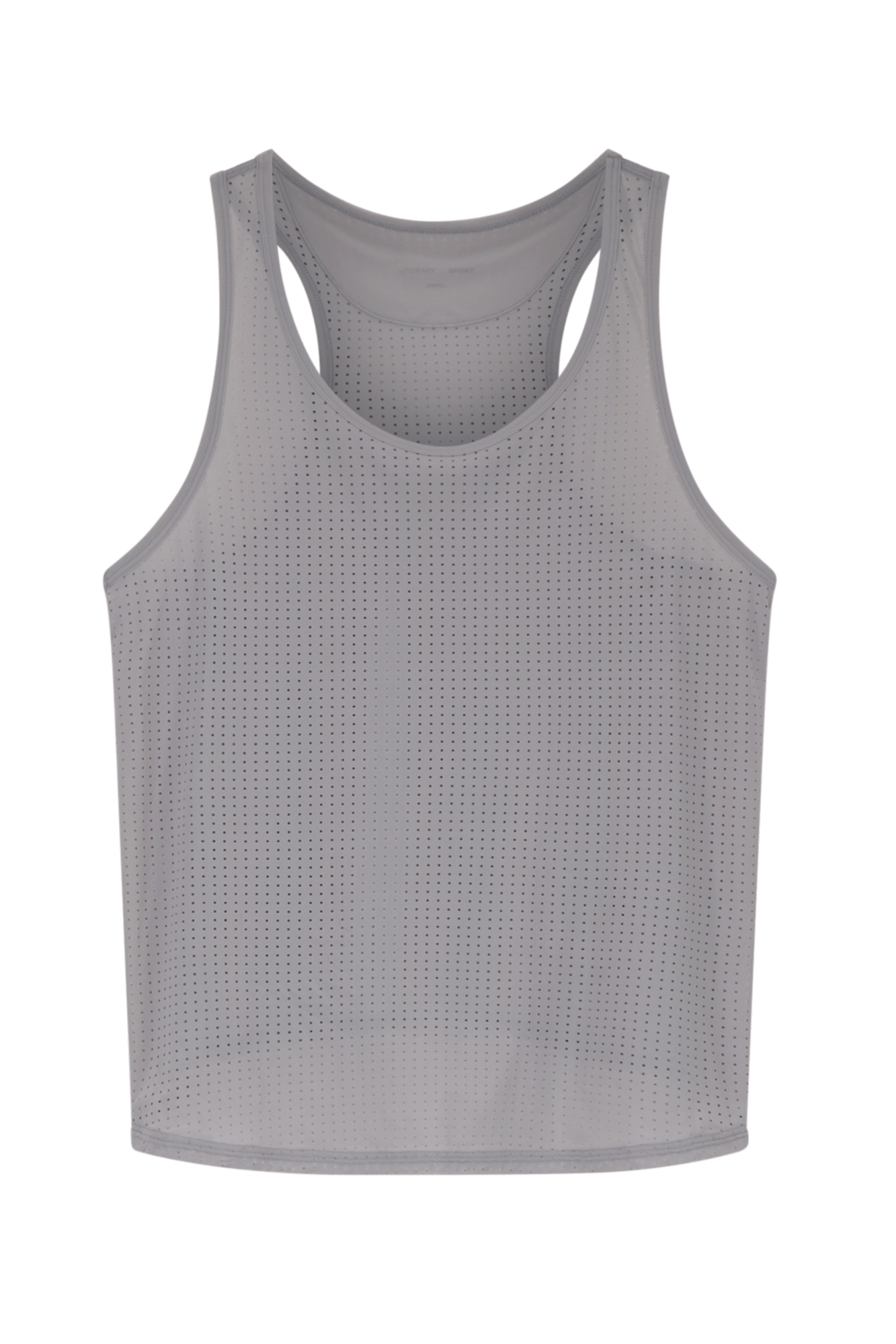 Literary Sport | Leni Womens Run Tank - Steel Silver Grey