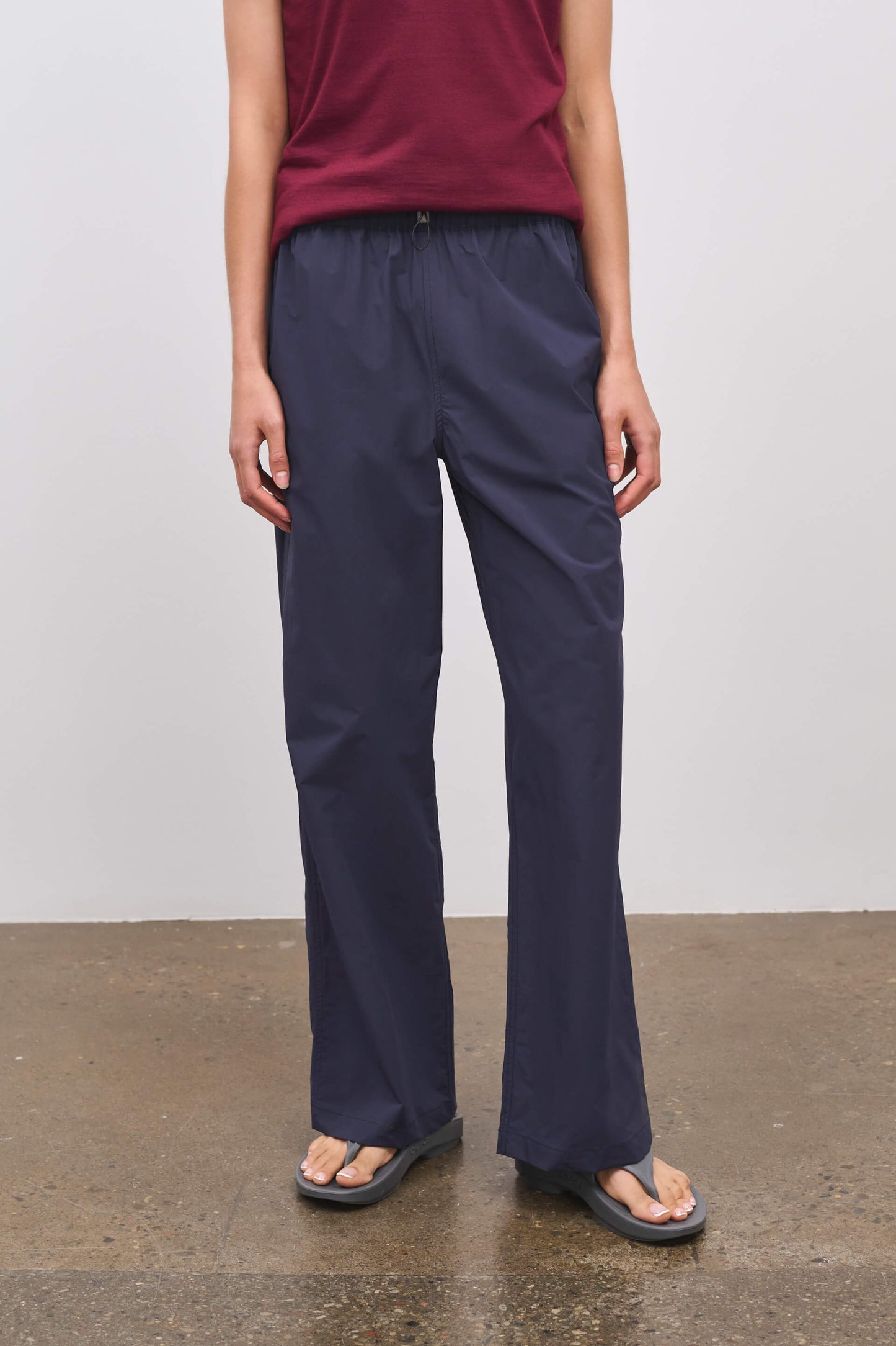 Literary Sport | Womens May Performance Pant in Washed Navy Blue