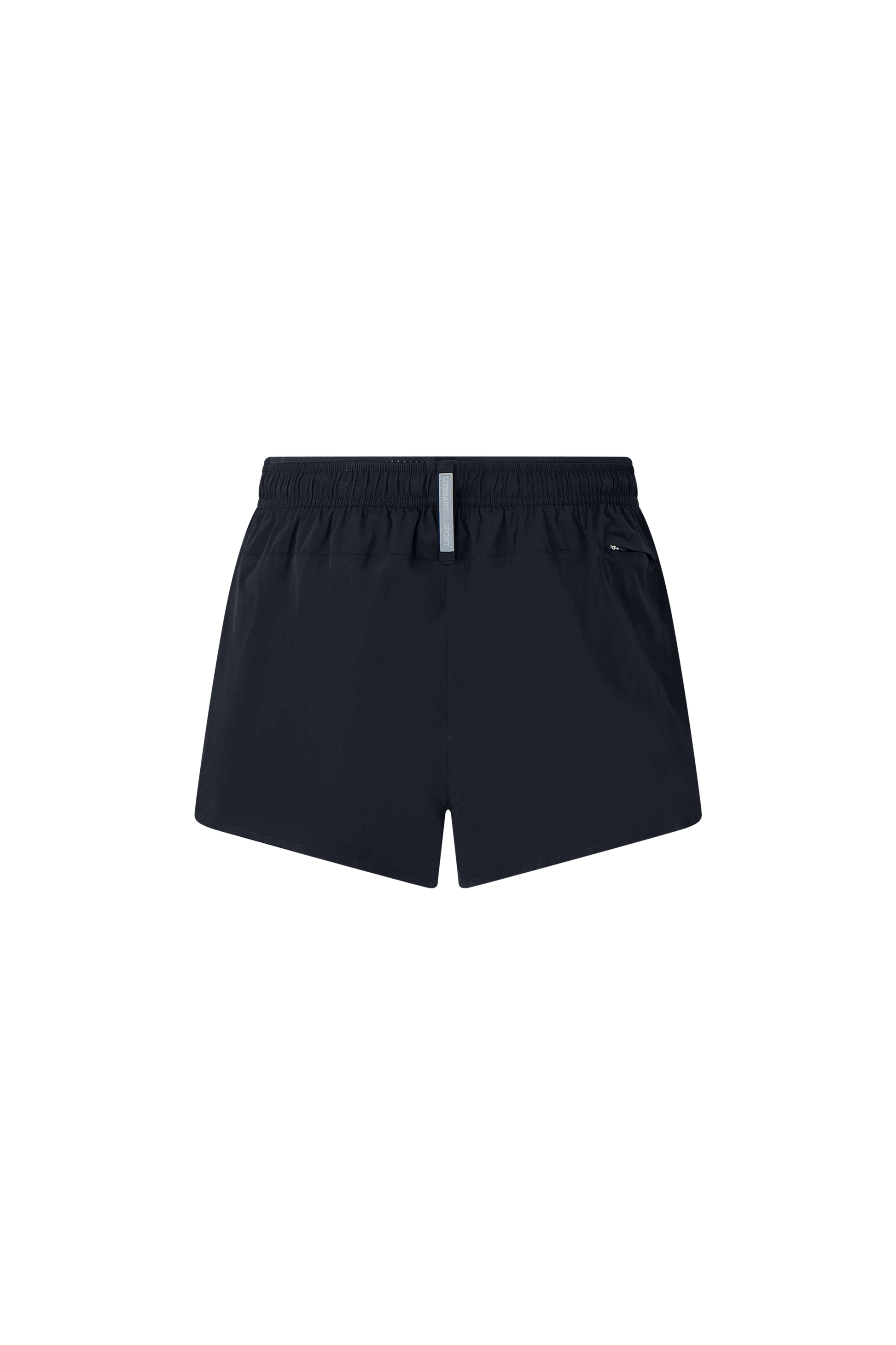 Literary Sport - Mens Morrison Run Short with Brief in Forma - Black