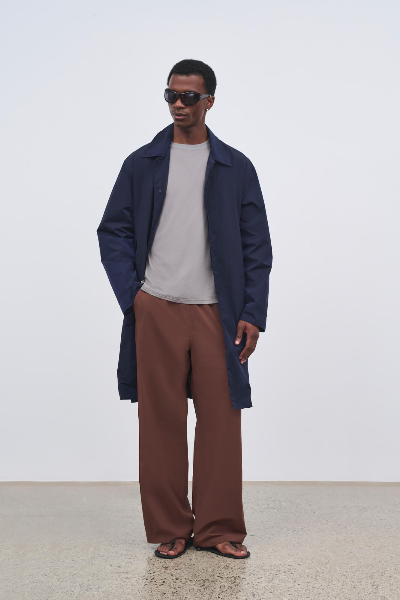 Literary Sport | Mens Nelson Performance Overpant in Umber Brown