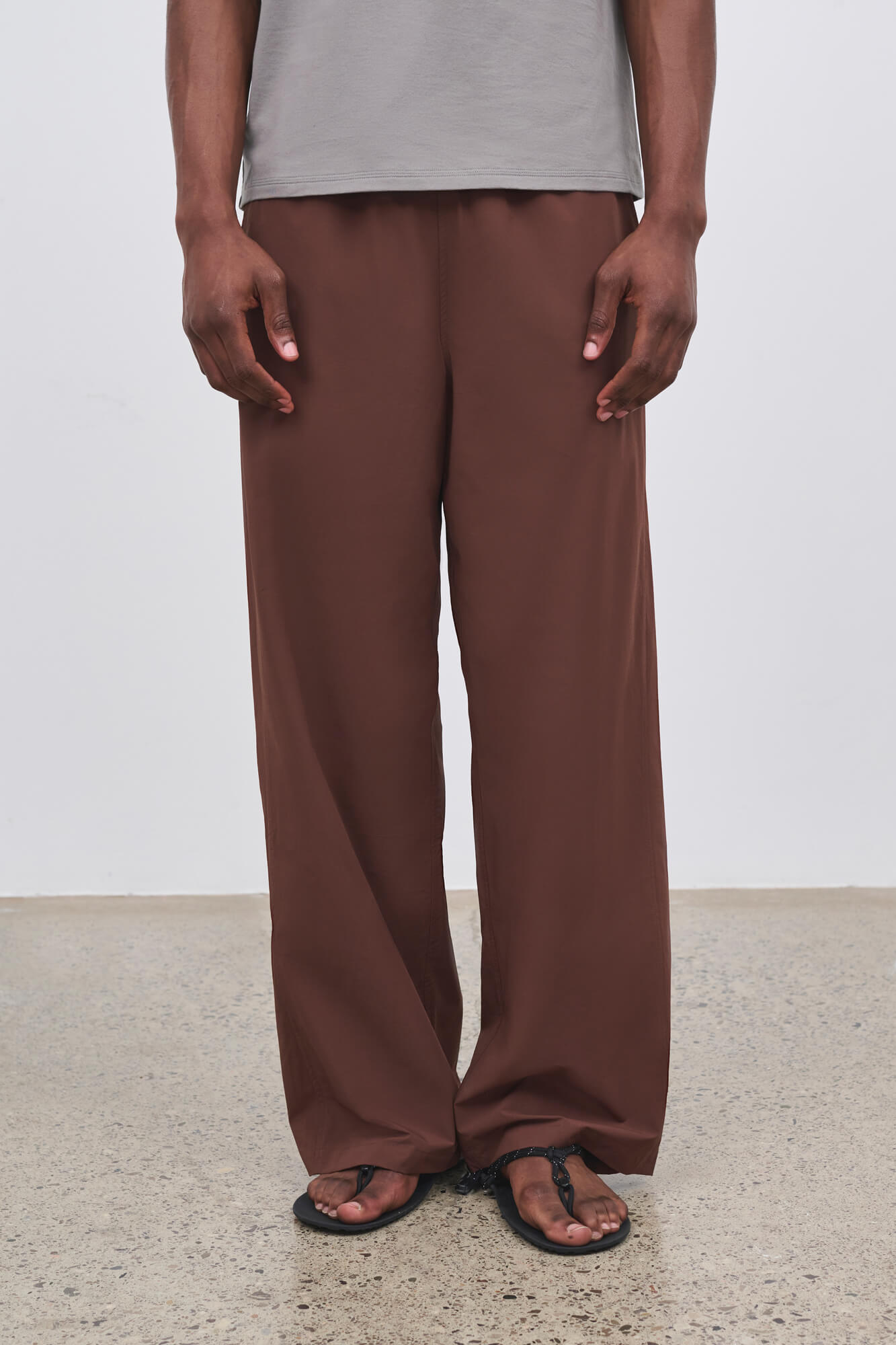 Literary Sport | Mens Nelson Performance Overpant in Umber Brown