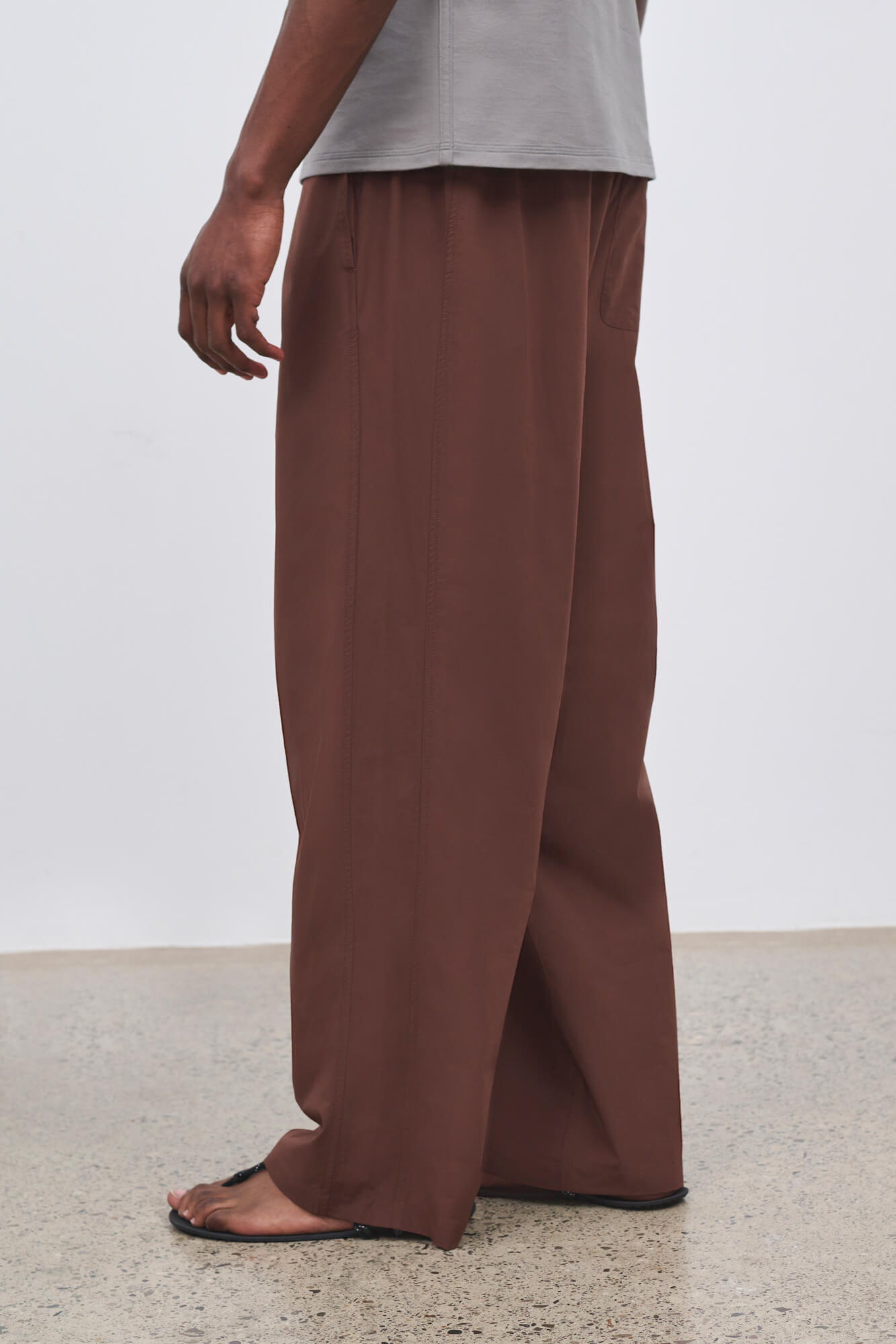 Literary Sport | Mens Nelson Performance Overpant in Umber Brown