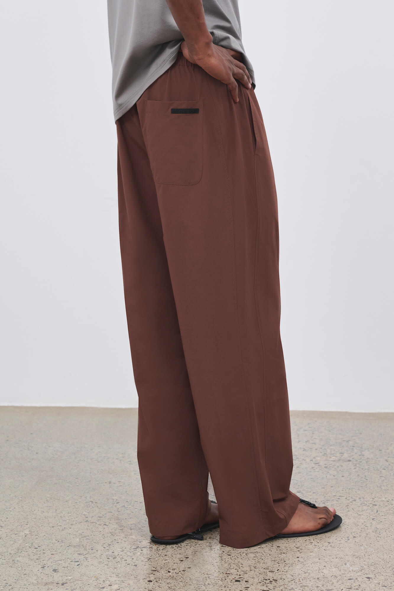 Literary Sport | Mens Nelson Performance Overpant in Umber Brown