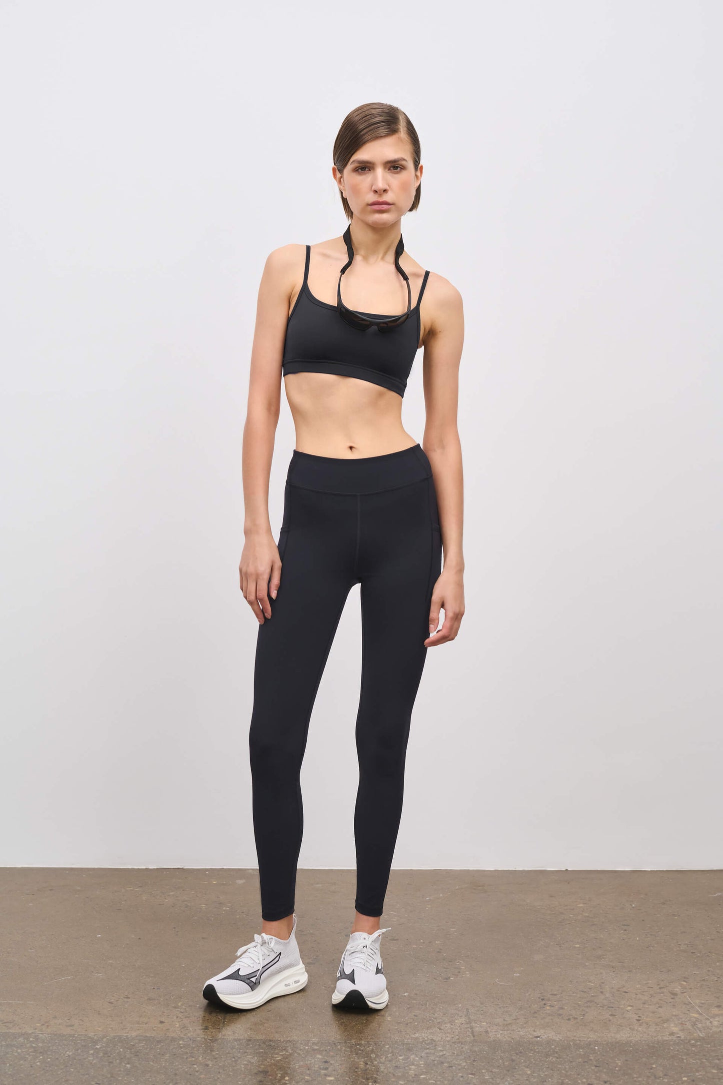Literary Sport | Nora Womens Low Impact Sports Bra - Black