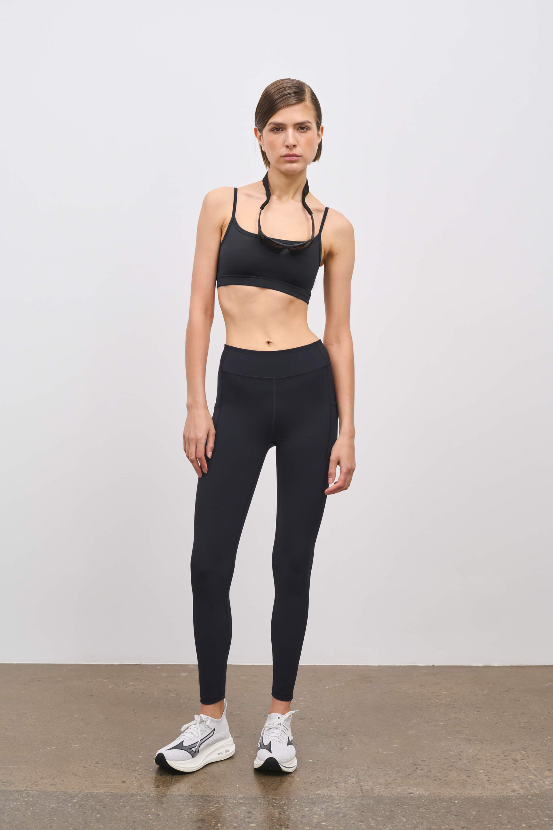 Literary Sport | Nora Womens Low Impact Sports Bra - Black