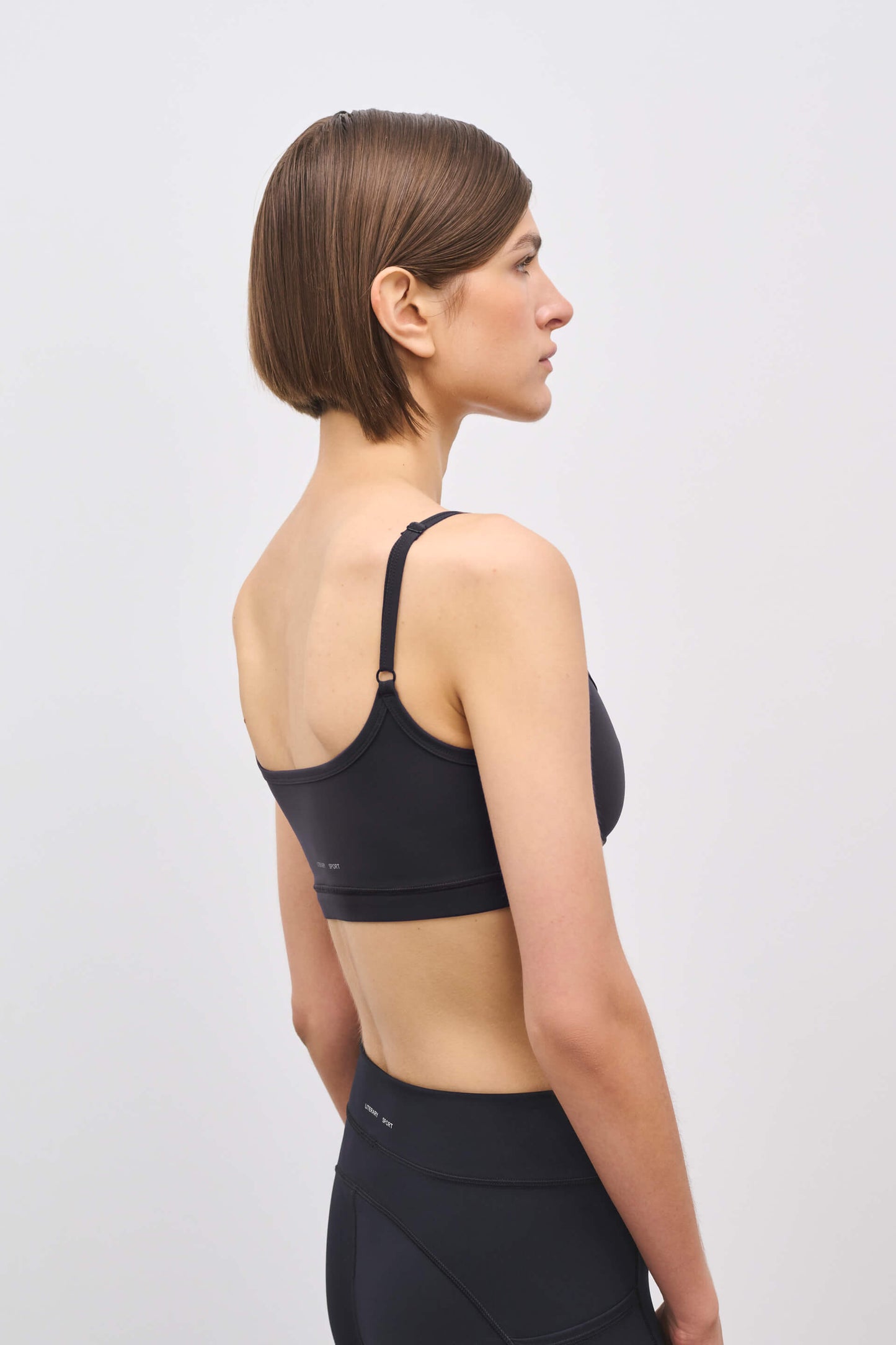 Literary Sport | Nora Womens Low Impact Sports Bra - Black