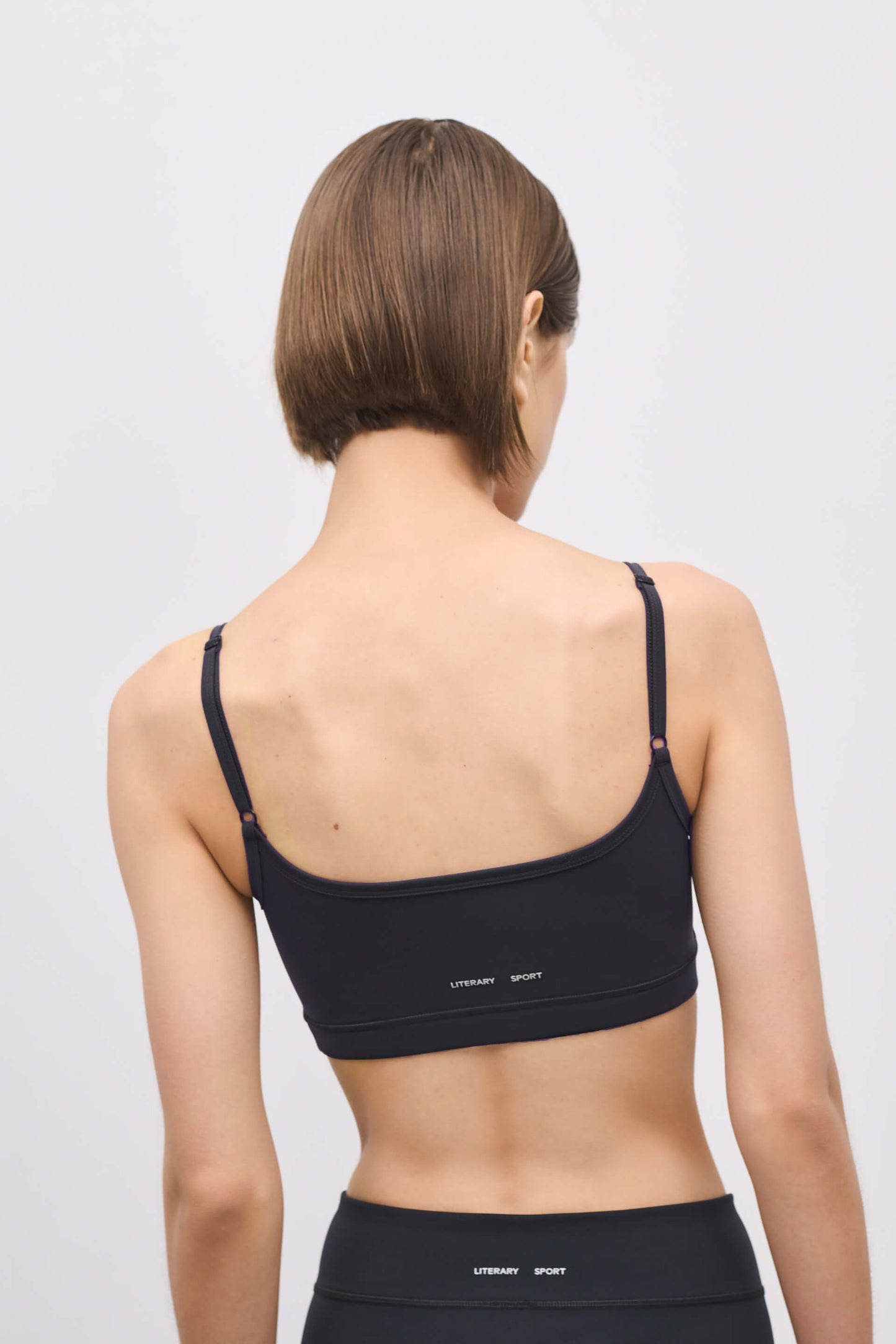 Literary Sport | Nora Womens Low Impact Sports Bra - Black