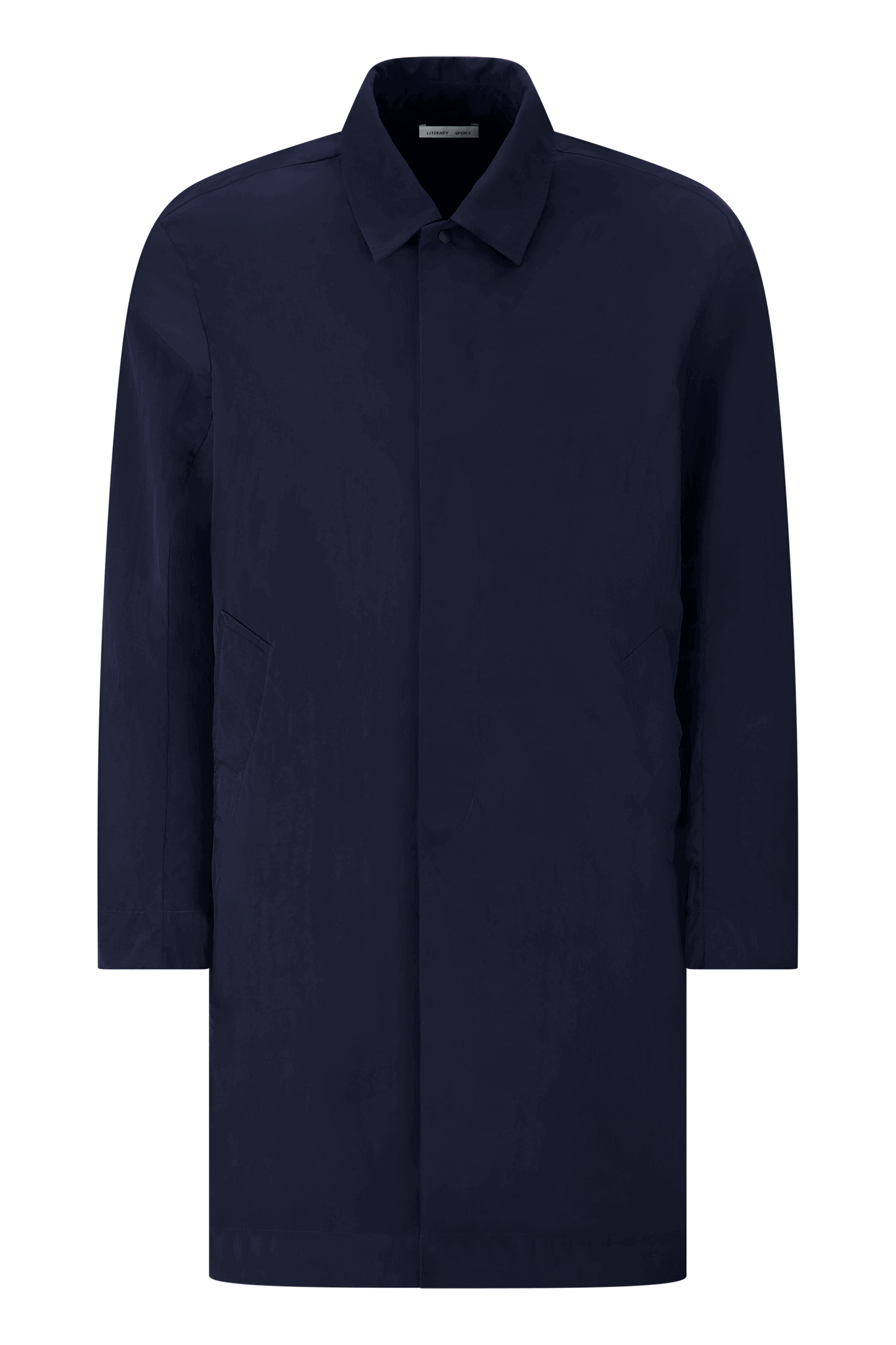 Literary Sport - Mens Hughes Car Coat in Navy