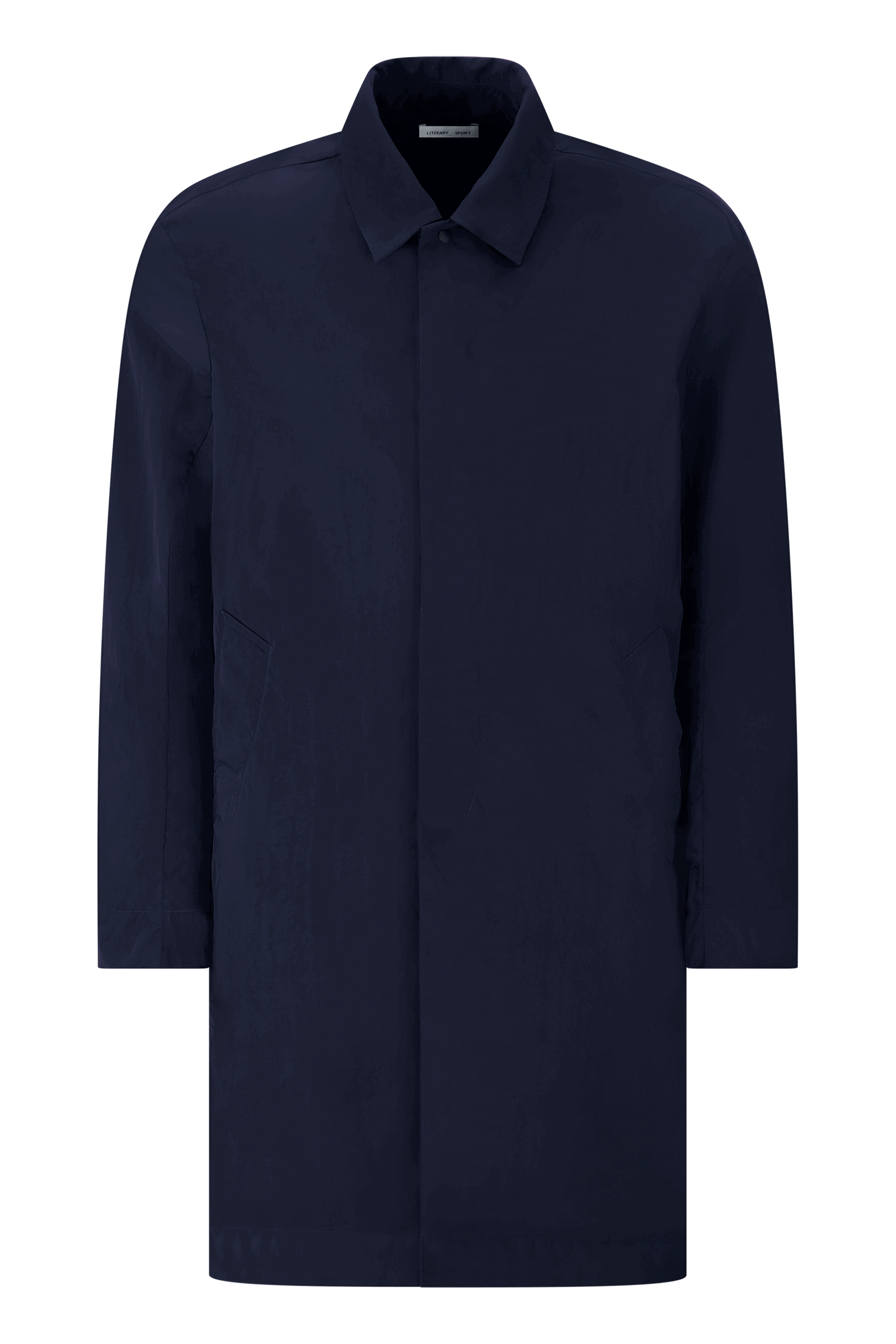 Literary Sport - Mens Hughes Car Coat in Navy