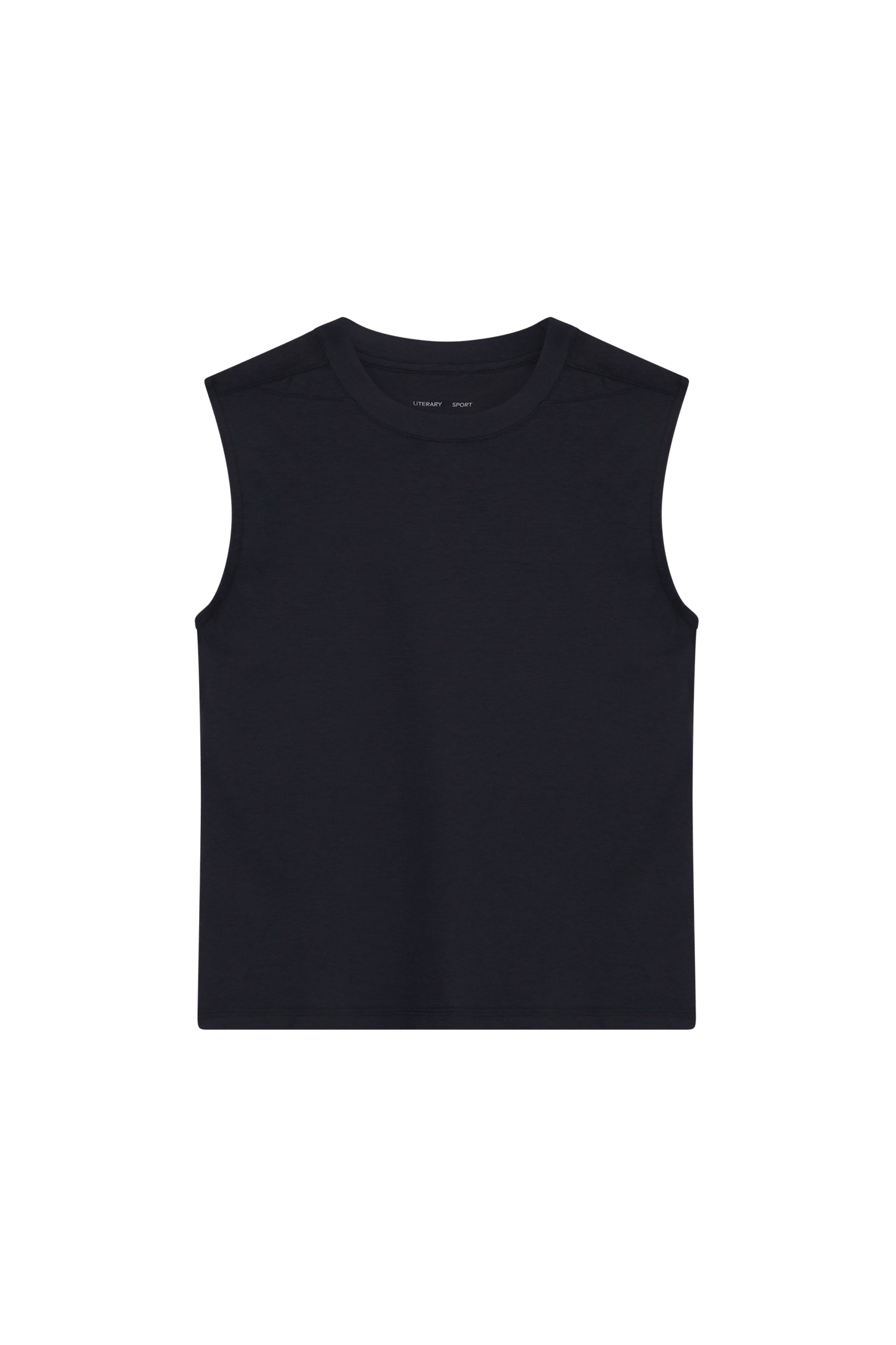 Literary Sport | Naomi Sleeveless Running T-Shirt - Black
