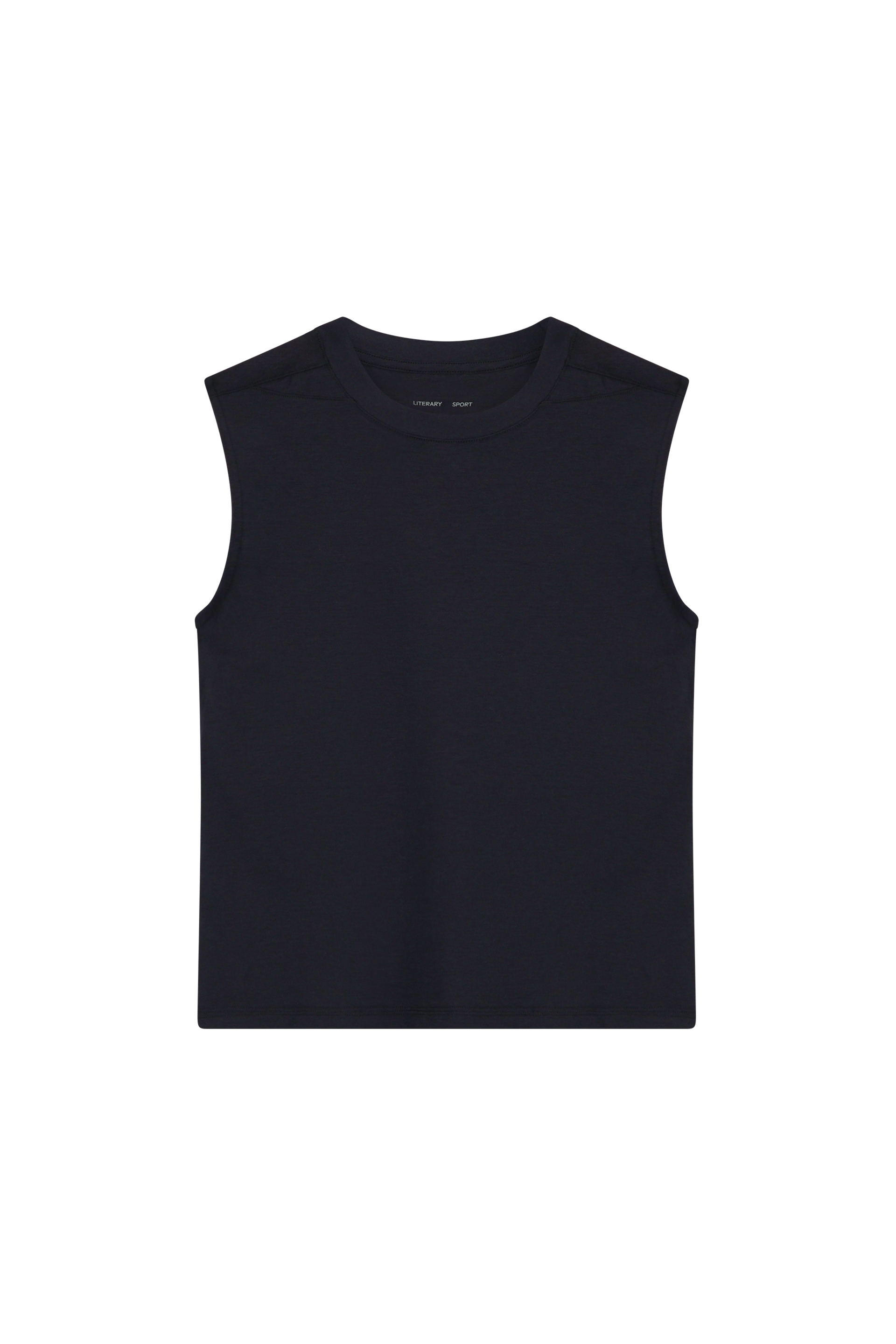 Literary Sport | Naomi Sleeveless Running T-Shirt - Black