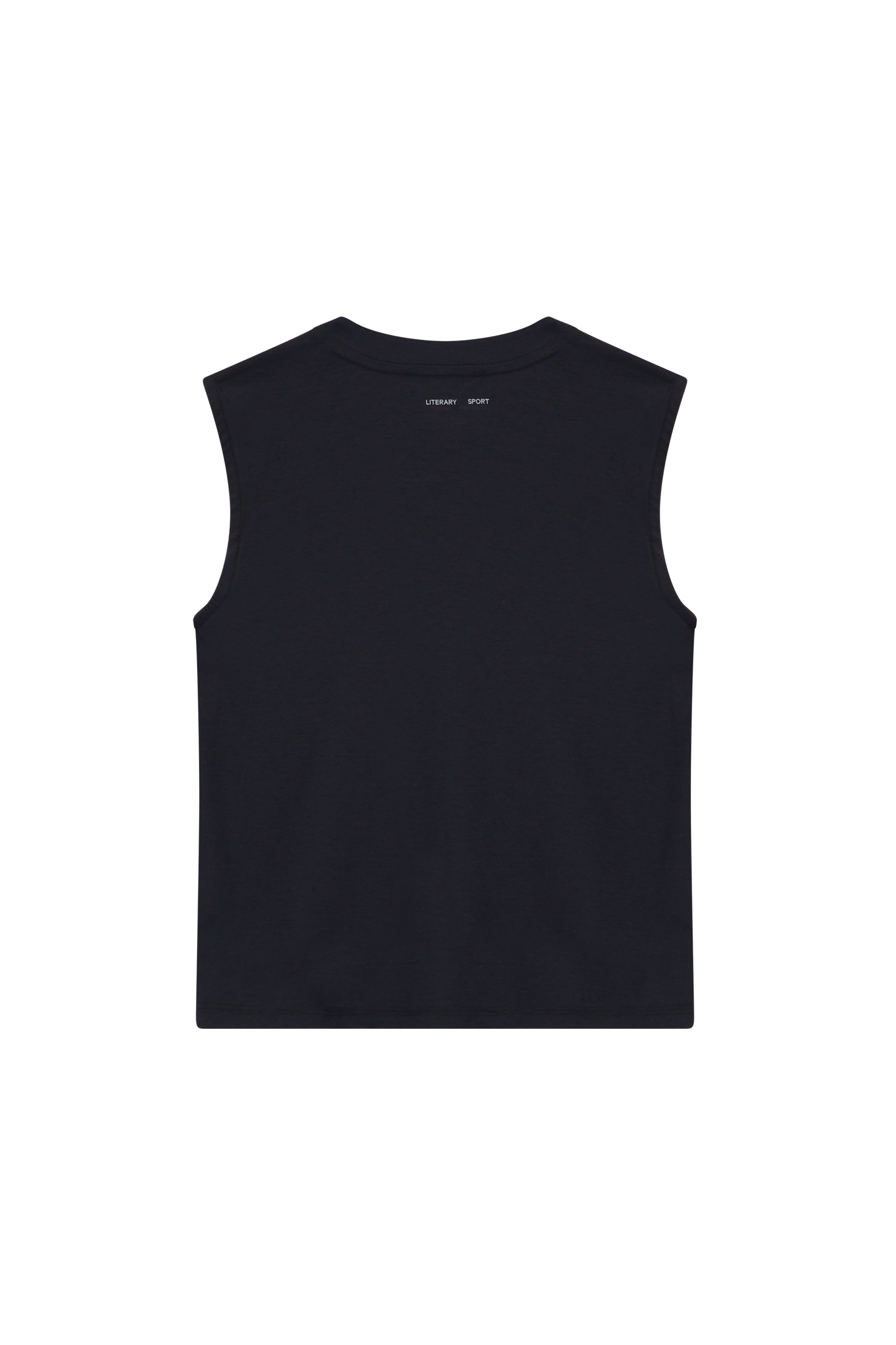 Literary Sport | Naomi Sleeveless Running T-Shirt - Black